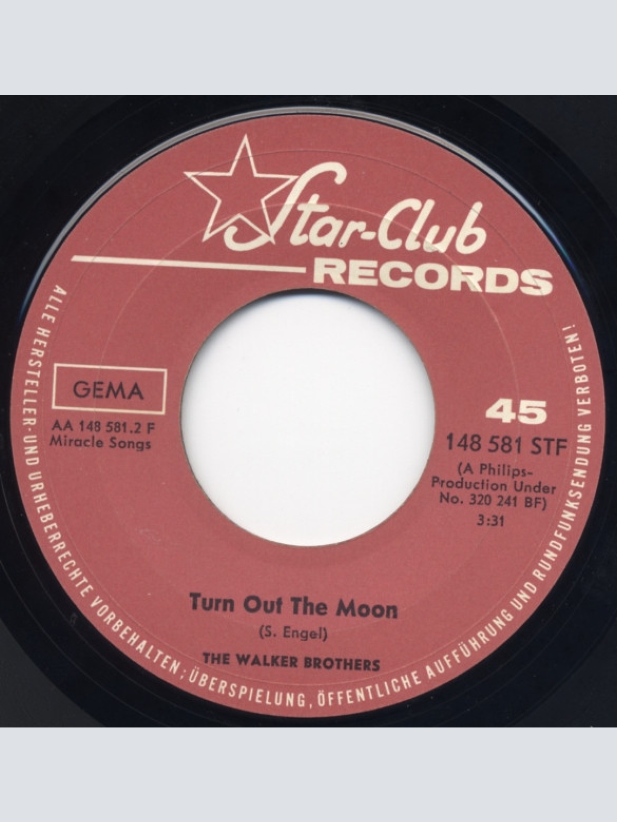 Vinyl / The Walker Brothers - Stay With Me, Baby / Turn Out The Moon