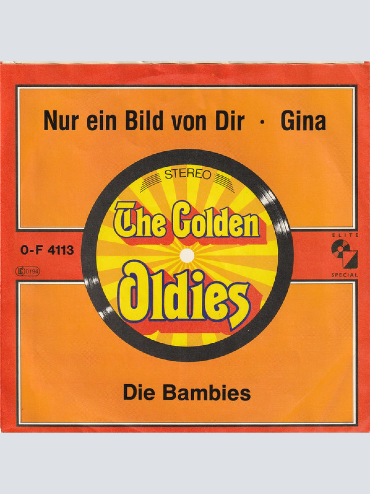 Vinyl / Die Bambies* - Nur Ein Bild Von Dir / Gina