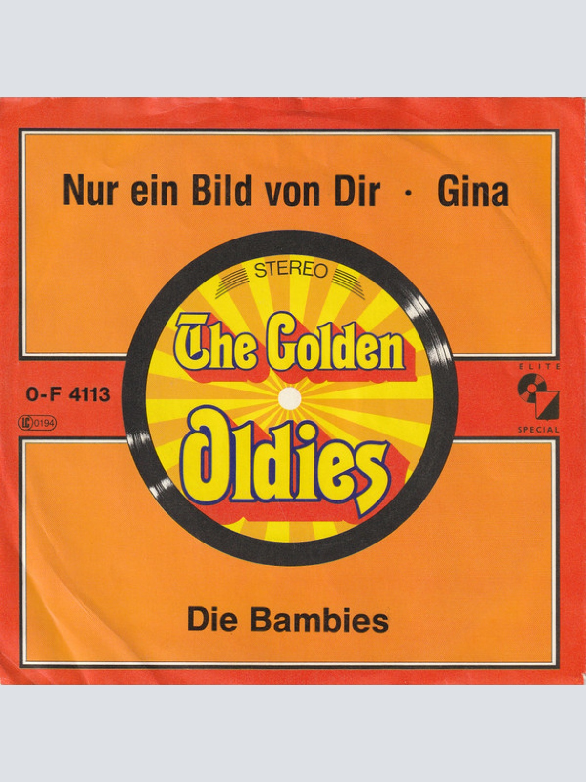 Vinyl / Die Bambies* - Nur Ein Bild Von Dir / Gina