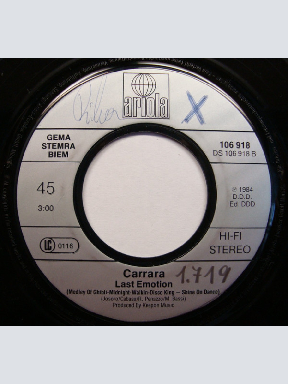 Vinyl / Carrara - Shine On Dance