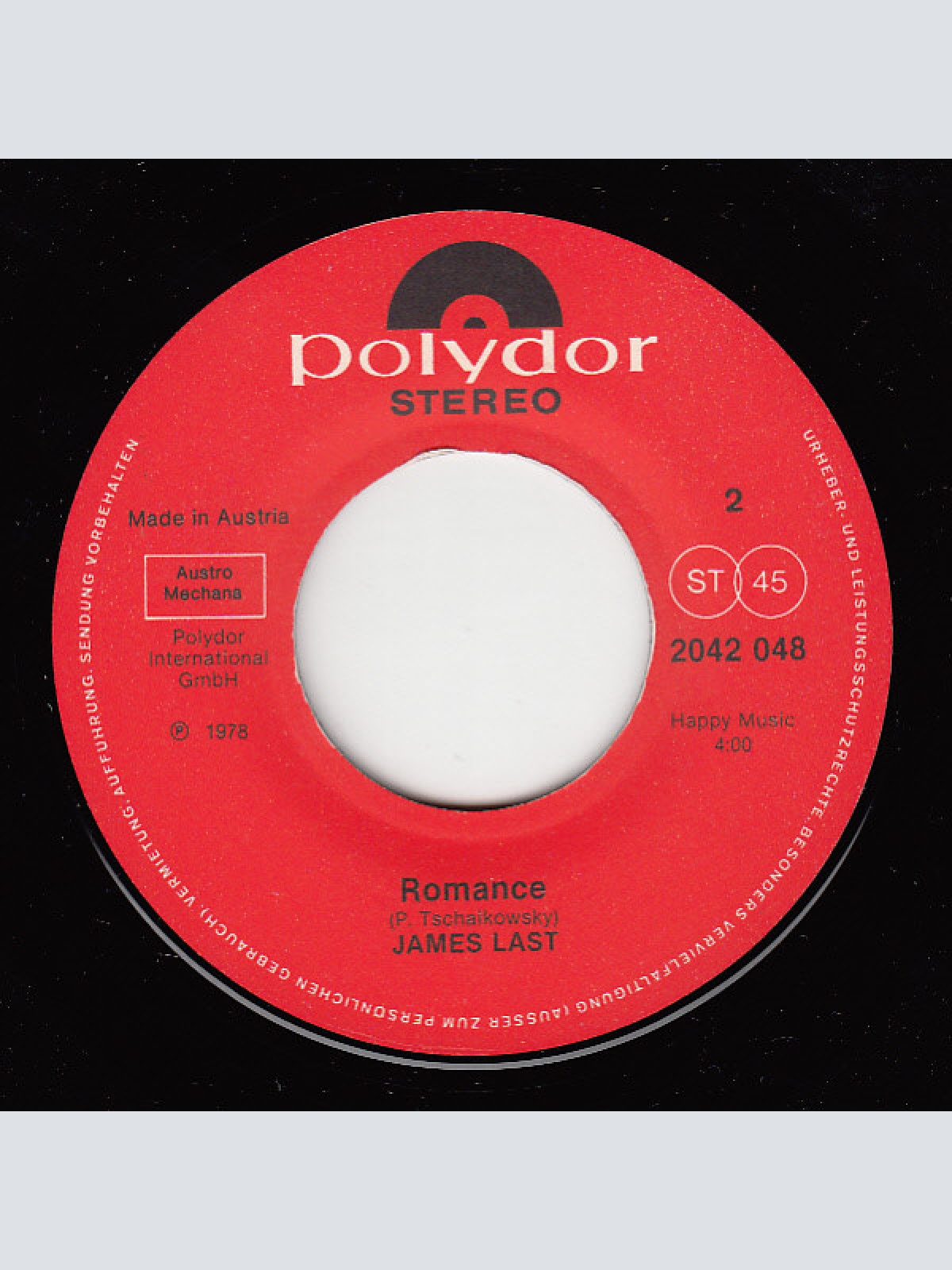 Vinyl / James Last - Ballade Pour Adeline