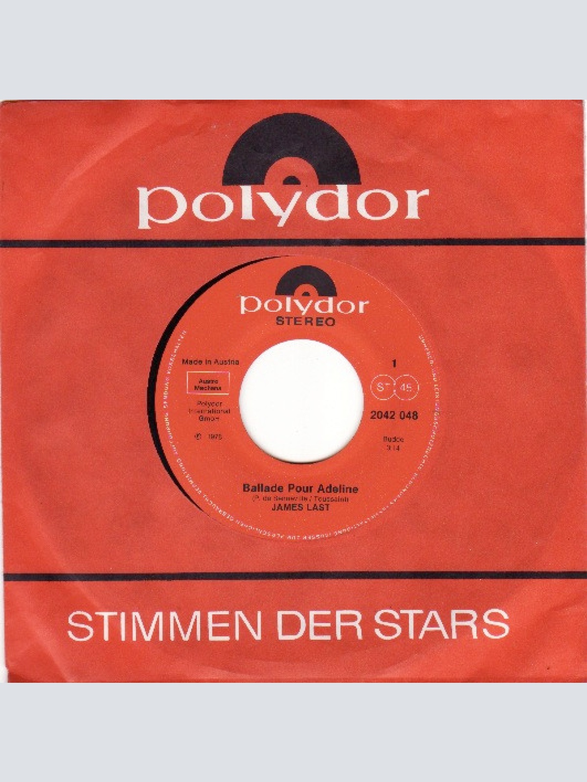 Vinyl / James Last - Ballade Pour Adeline