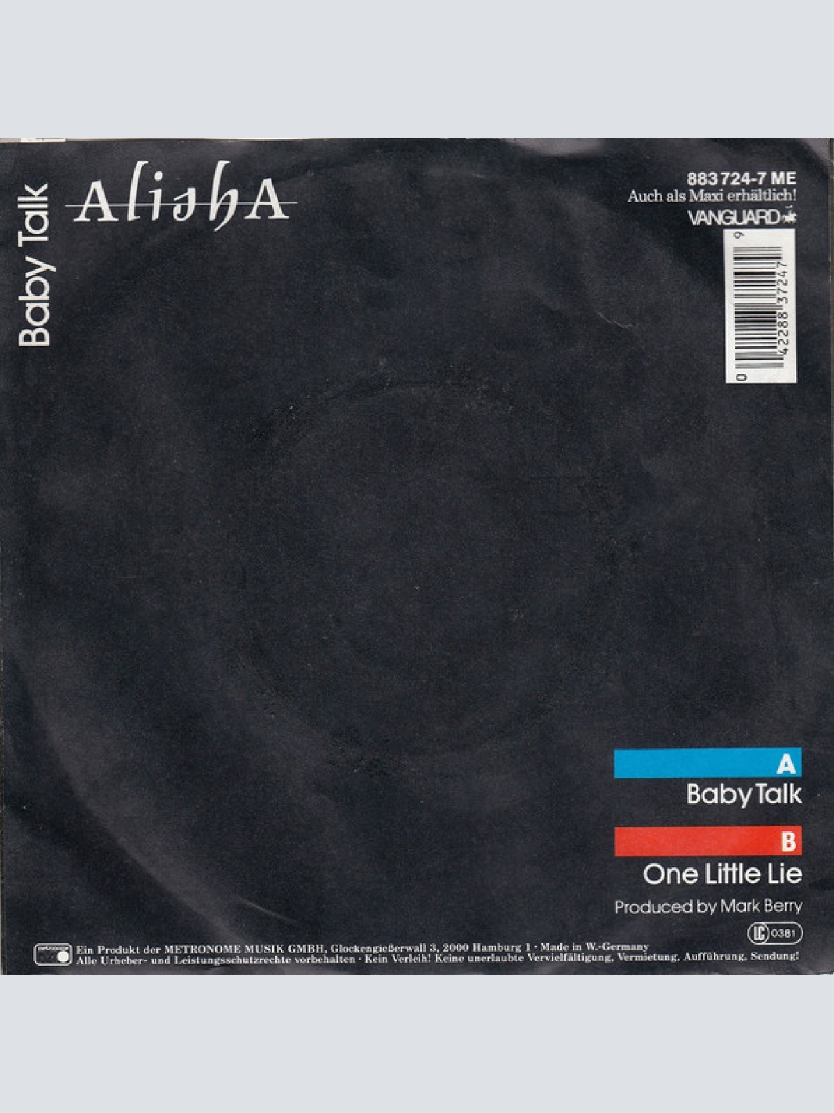 Vinyl / Alisha - Baby Talk