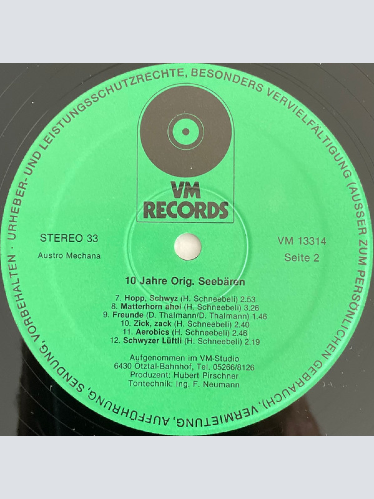 Vinyl / Original Seebären* - 10 Jahre Original Seebären