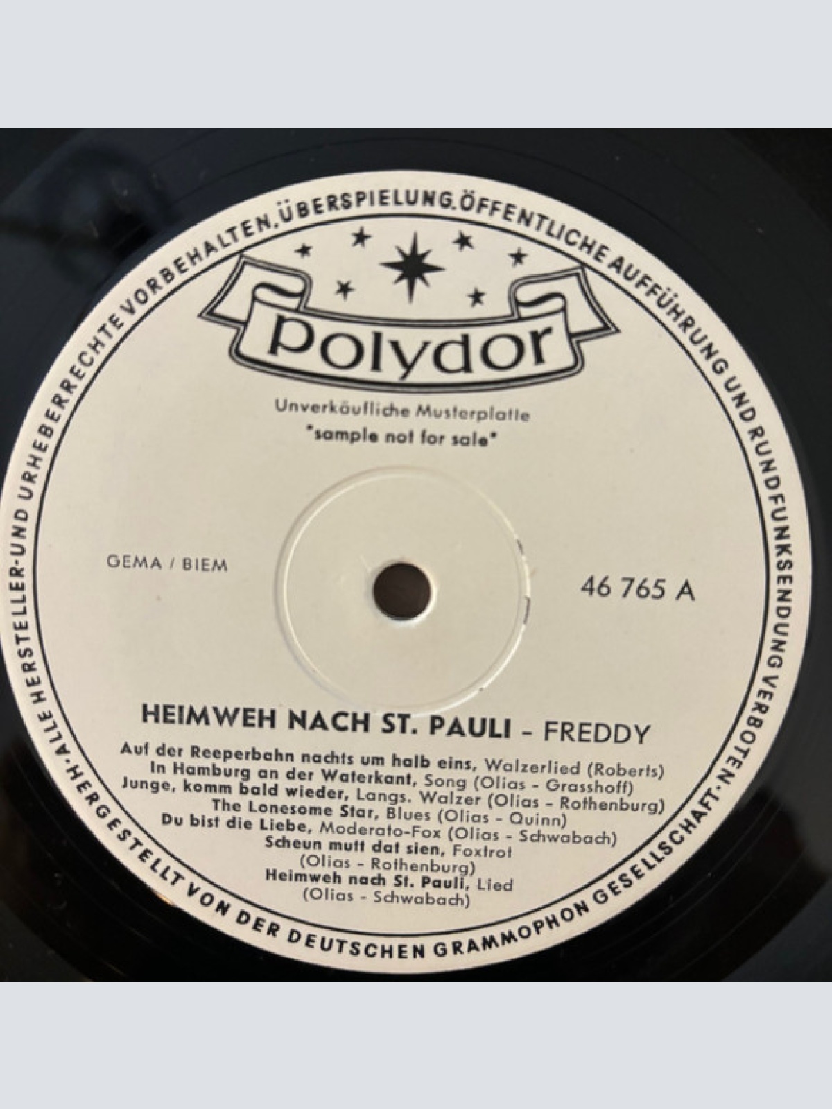 Vinyl / Freddy Quinn - Heimweh Nach St. Pauli