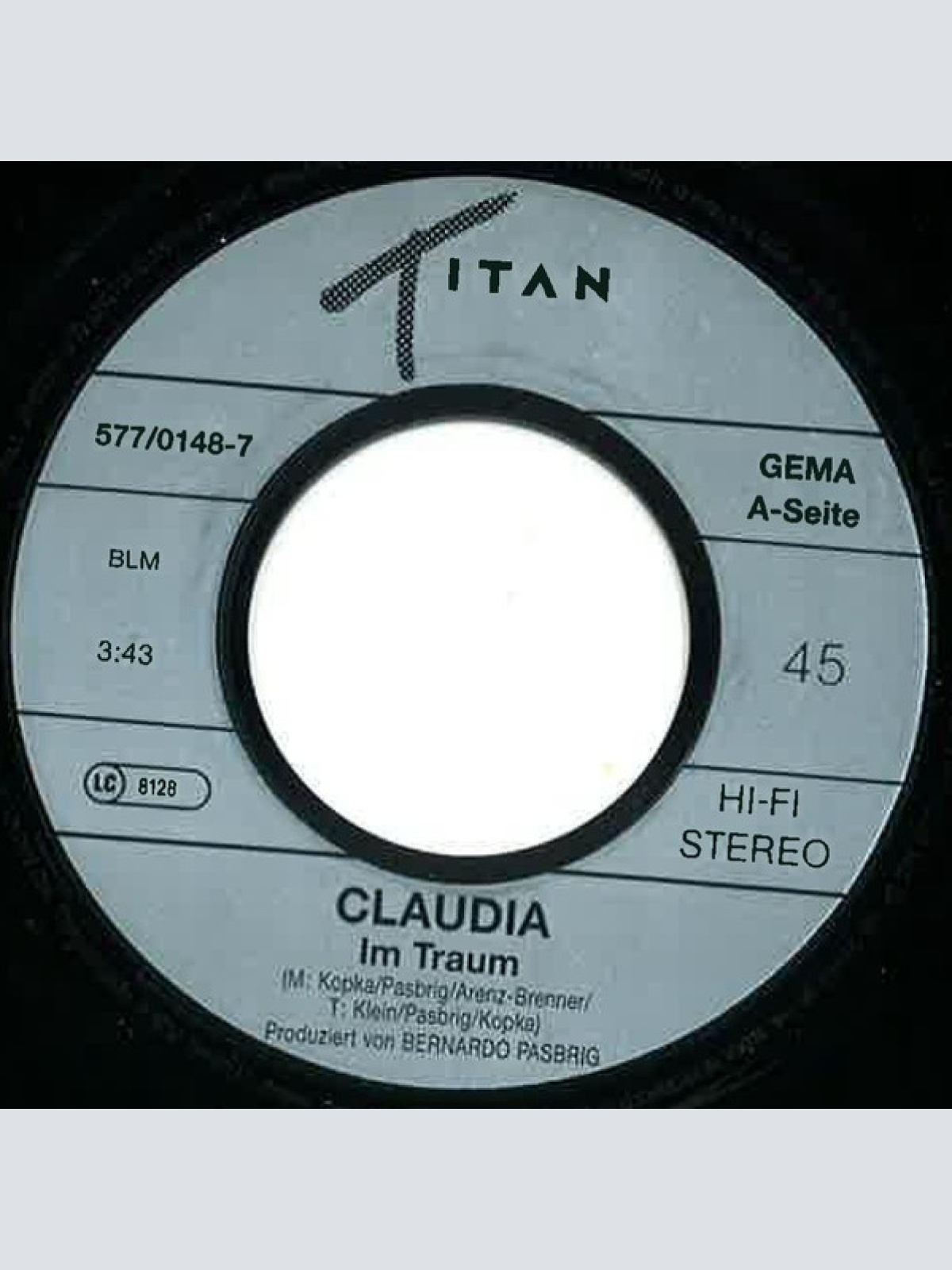 Vinyl / Claudia (56) - Im Traum
