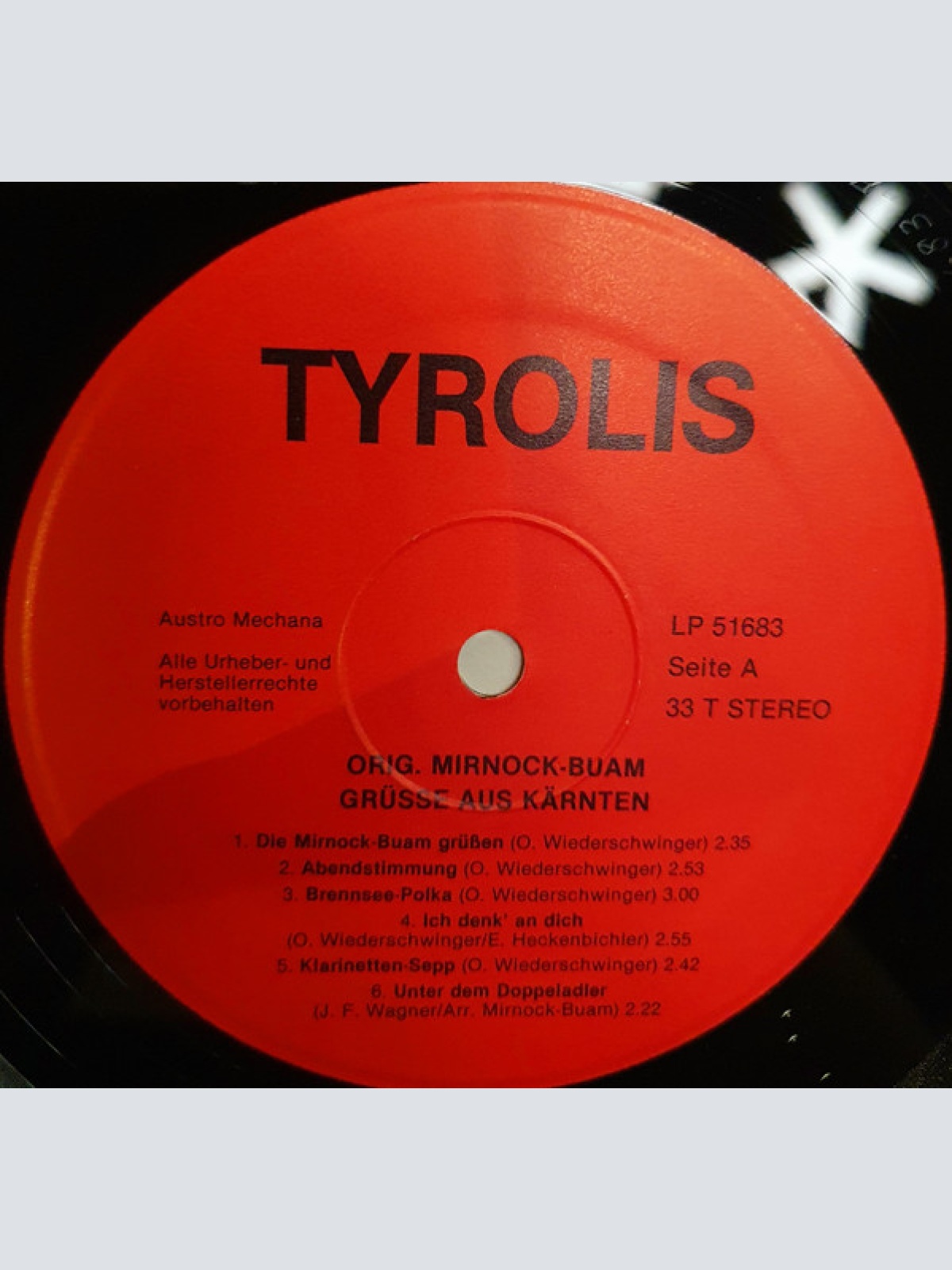 Vinyl / Orig. Mirnock Buam* - Grüsse Aus Kärnten