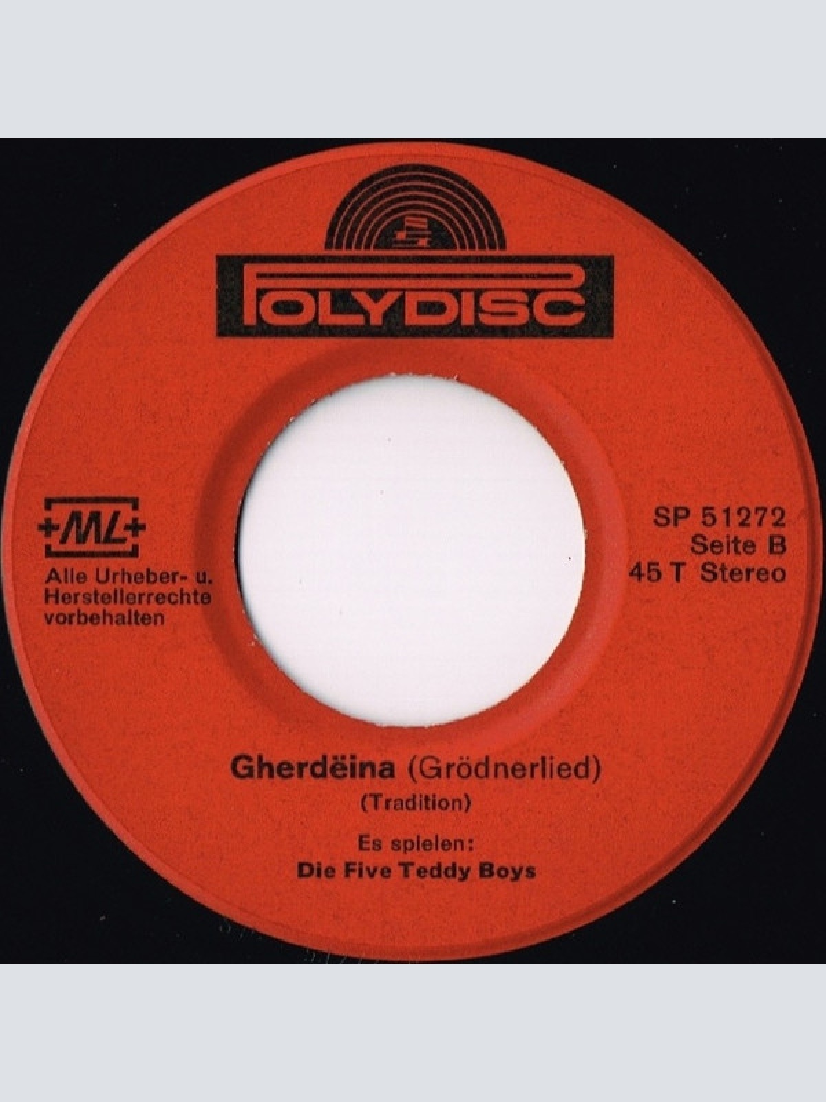 Vinyl / Five Teddy Boys - Schornsteinfeger