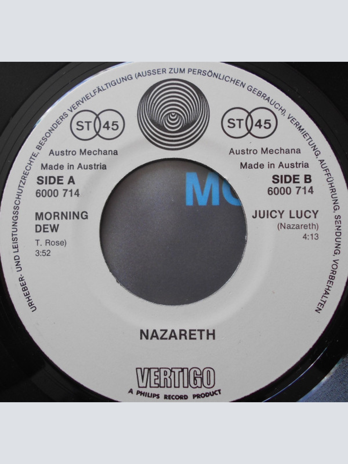 Vinyl / Nazareth (2) - Morning Dew