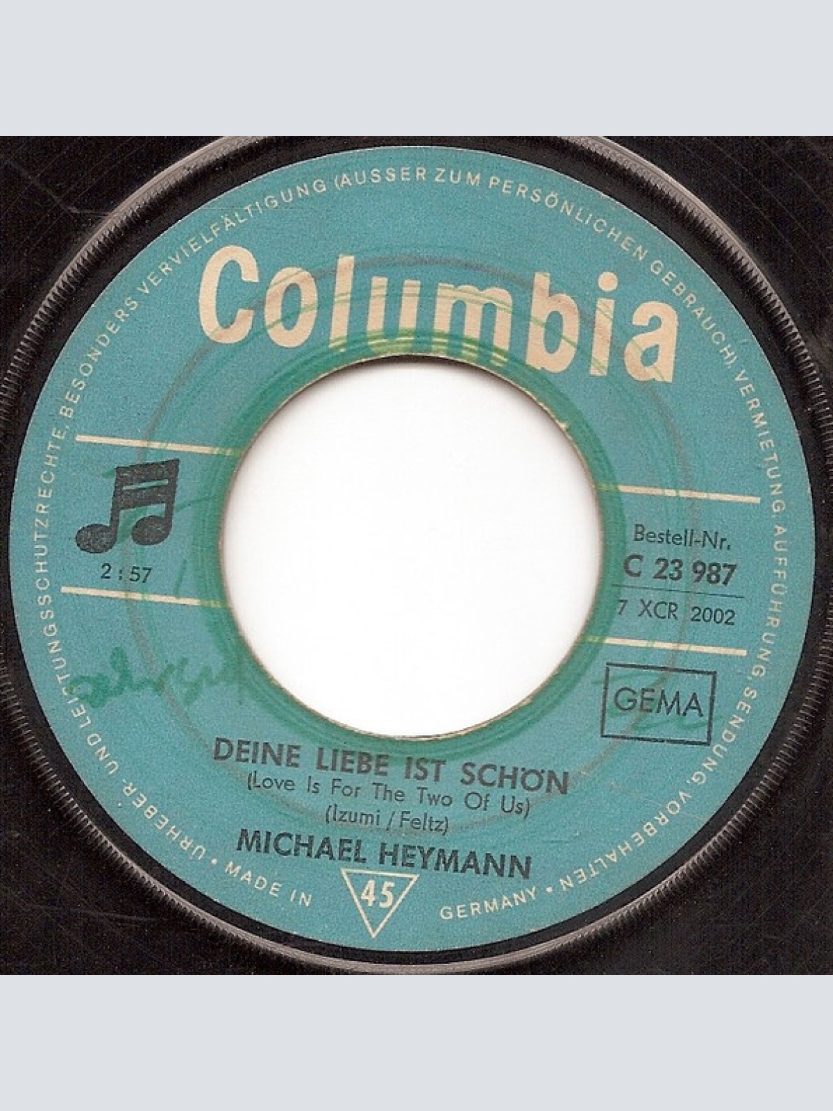 Vinyl / Michael Heymann - Deine Liebe Ist Schön