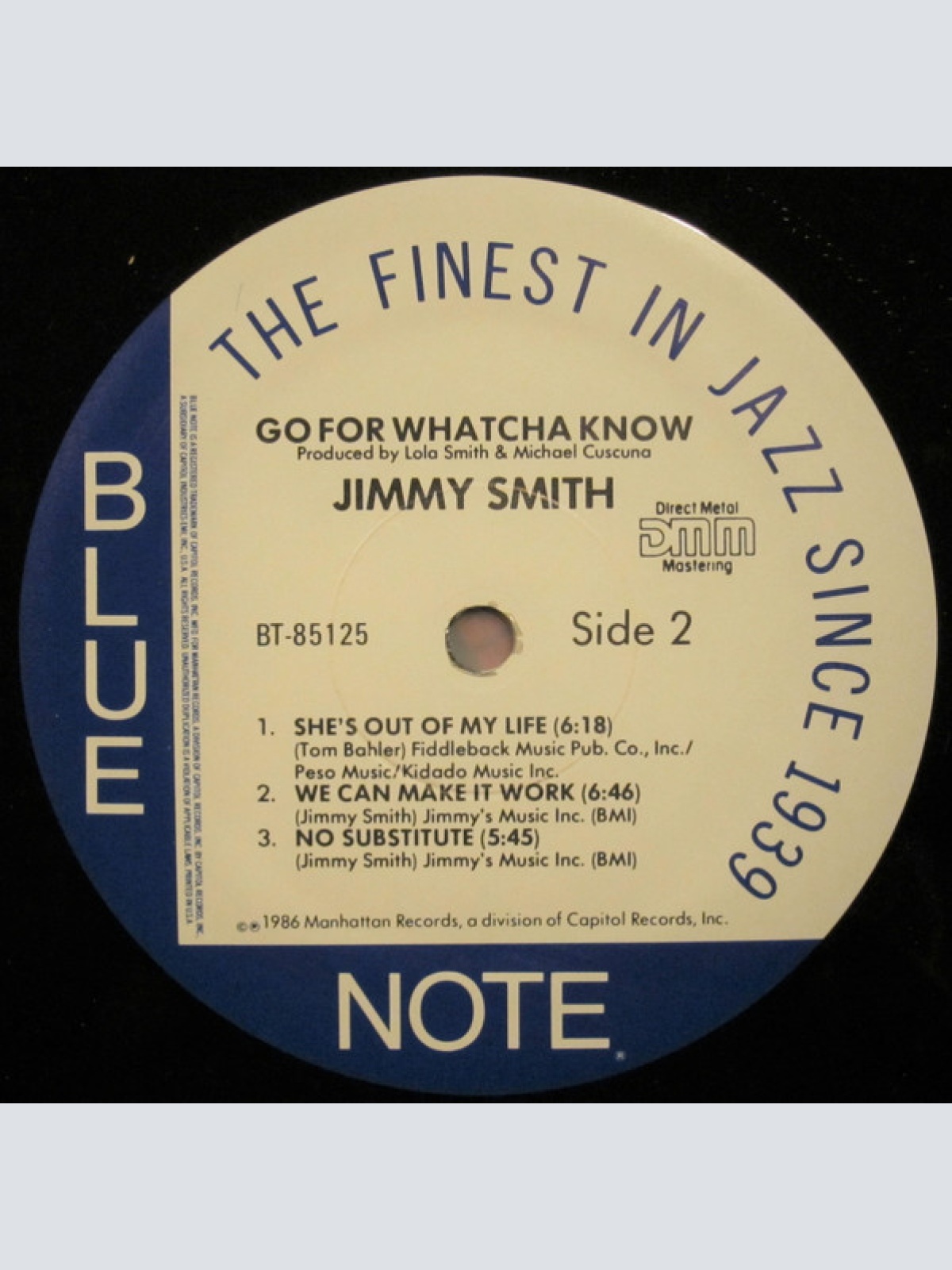 Vinyl / Jimmy Smith - Go For Whatcha Know