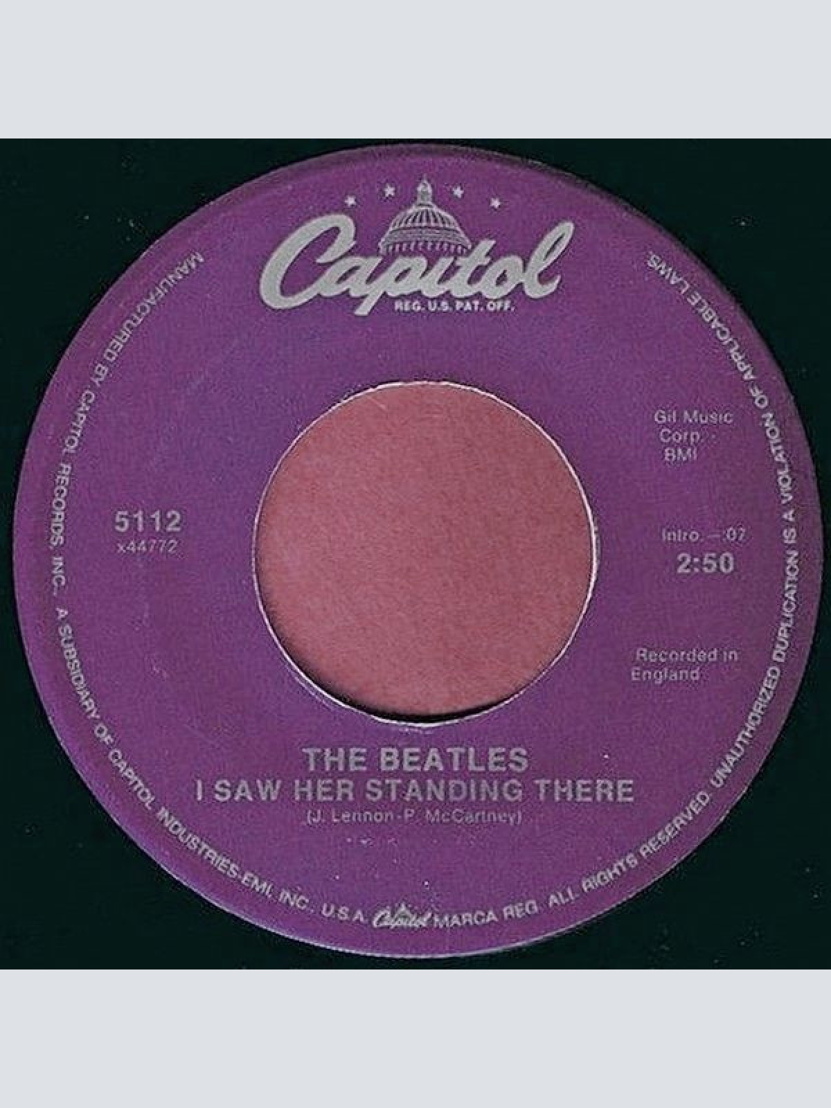 Vinyl / The Beatles - I Want To Hold Your Hand