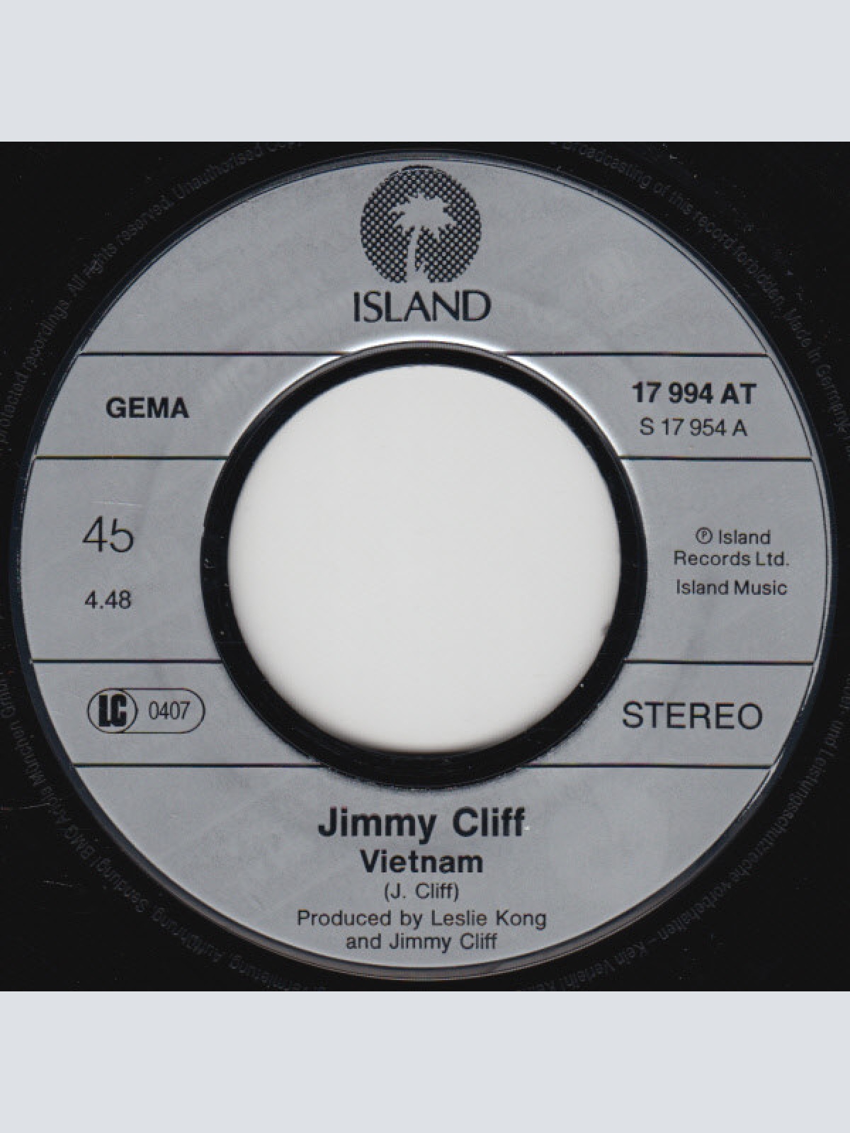 Vinyl / Jimmy Cliff - Vietnam / You Can Get It If You Really Want