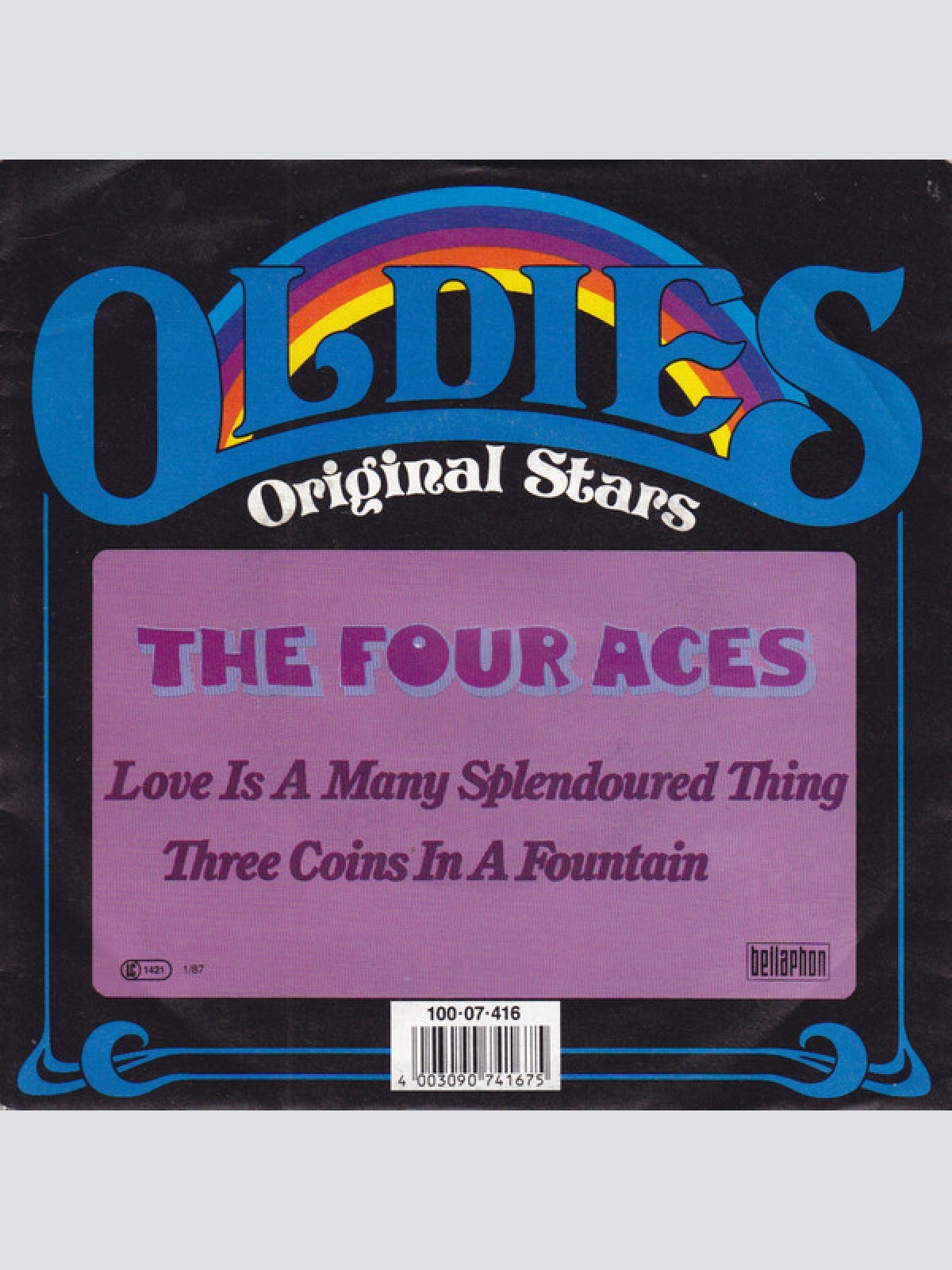Vinyl / The Four Aces - Love Is A Many Splendored Thing / Three Coins In A Fountain