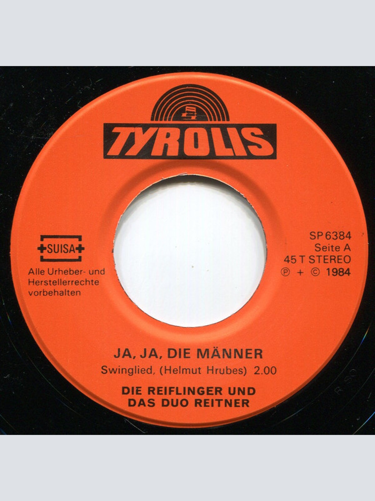 Vinyl / Reiflinger Buam Und Das Duo Reitner - Ja Ja Die Männer