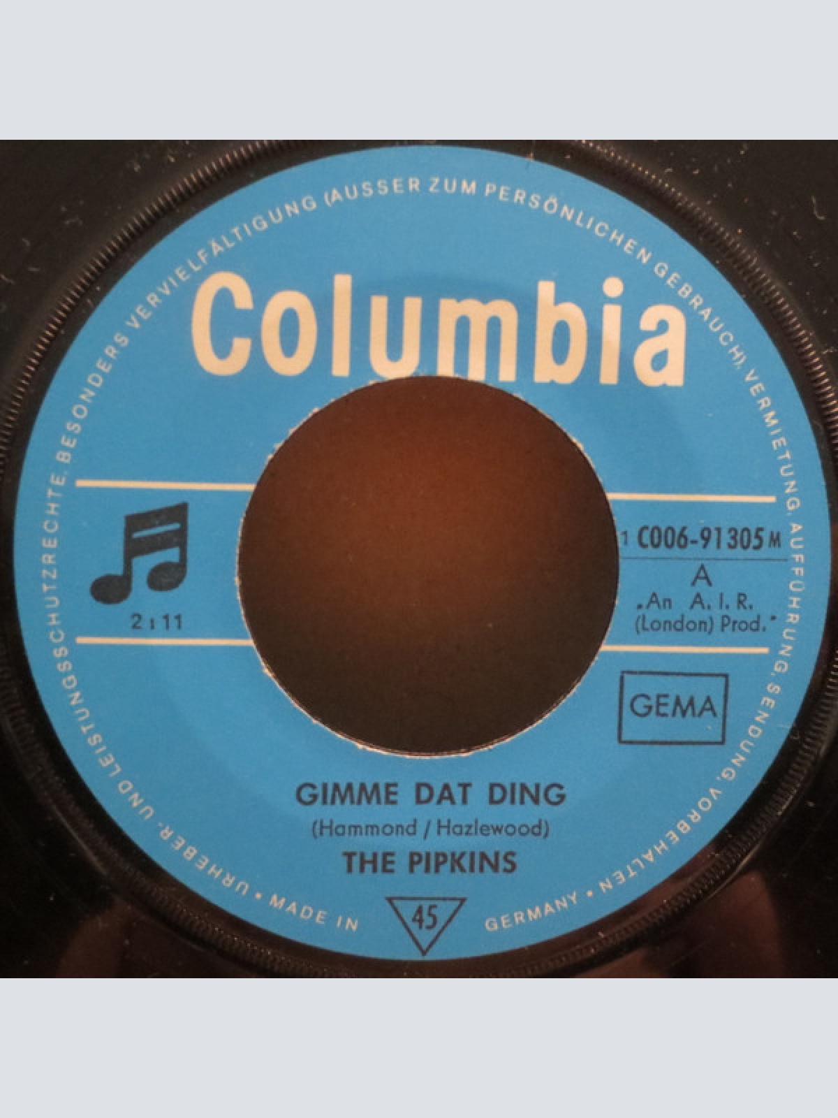 Vinyl / The Pipkins - Gimme Dat Ding
