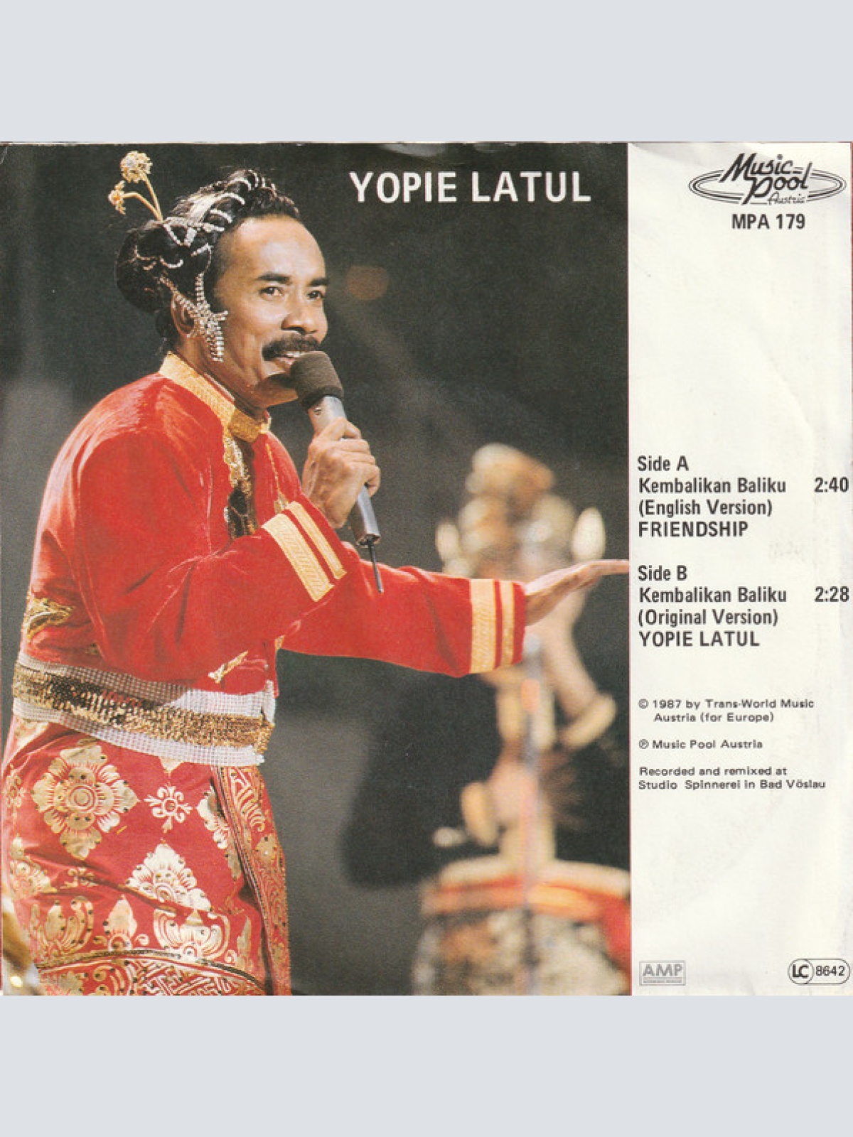 Vinyl / Yopie Latul - Kembalikan Baliku