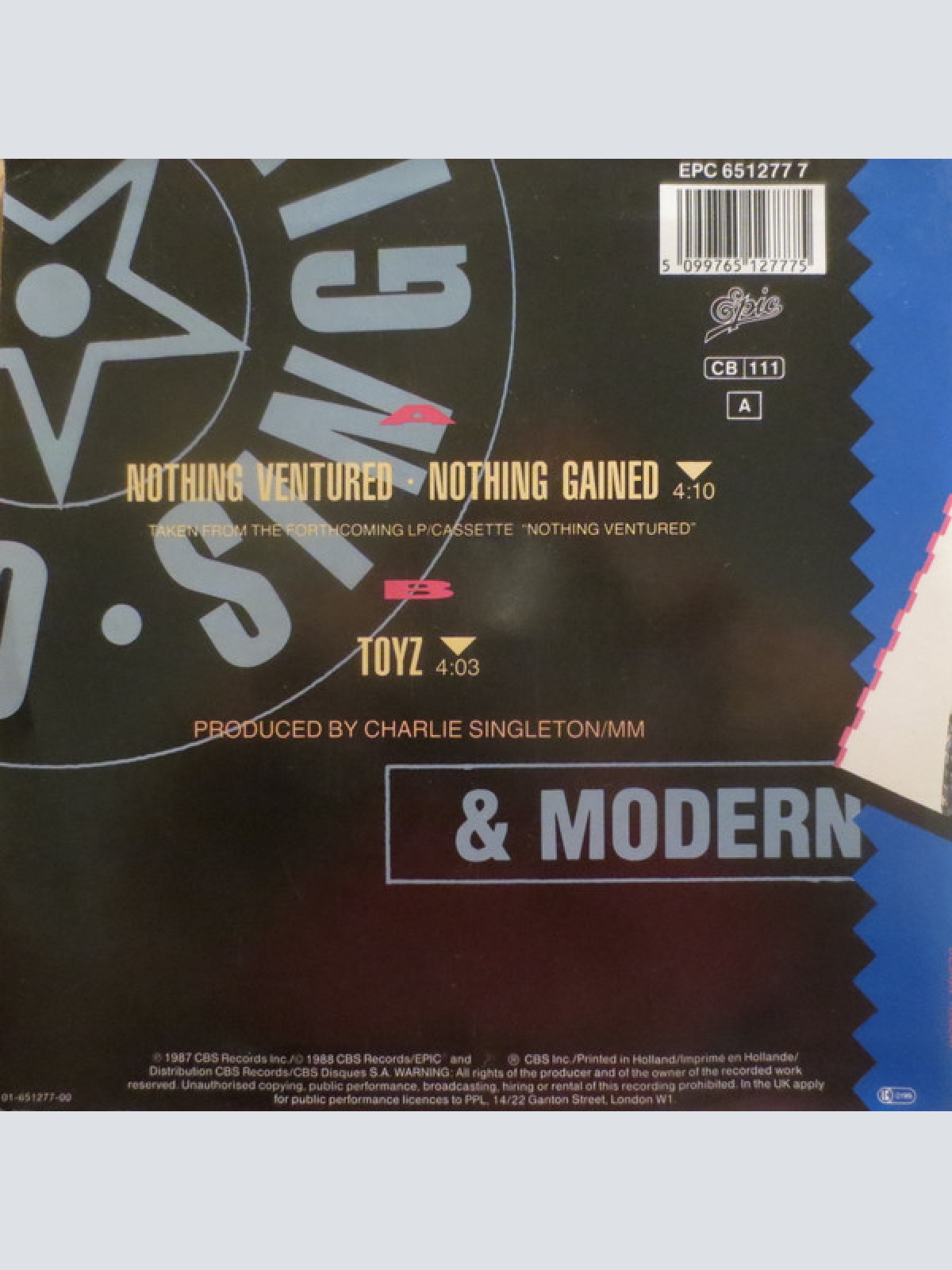 Vinyl / Charlie Singleton & Modern Man (2) - Nothing Ventured Nothing Gained