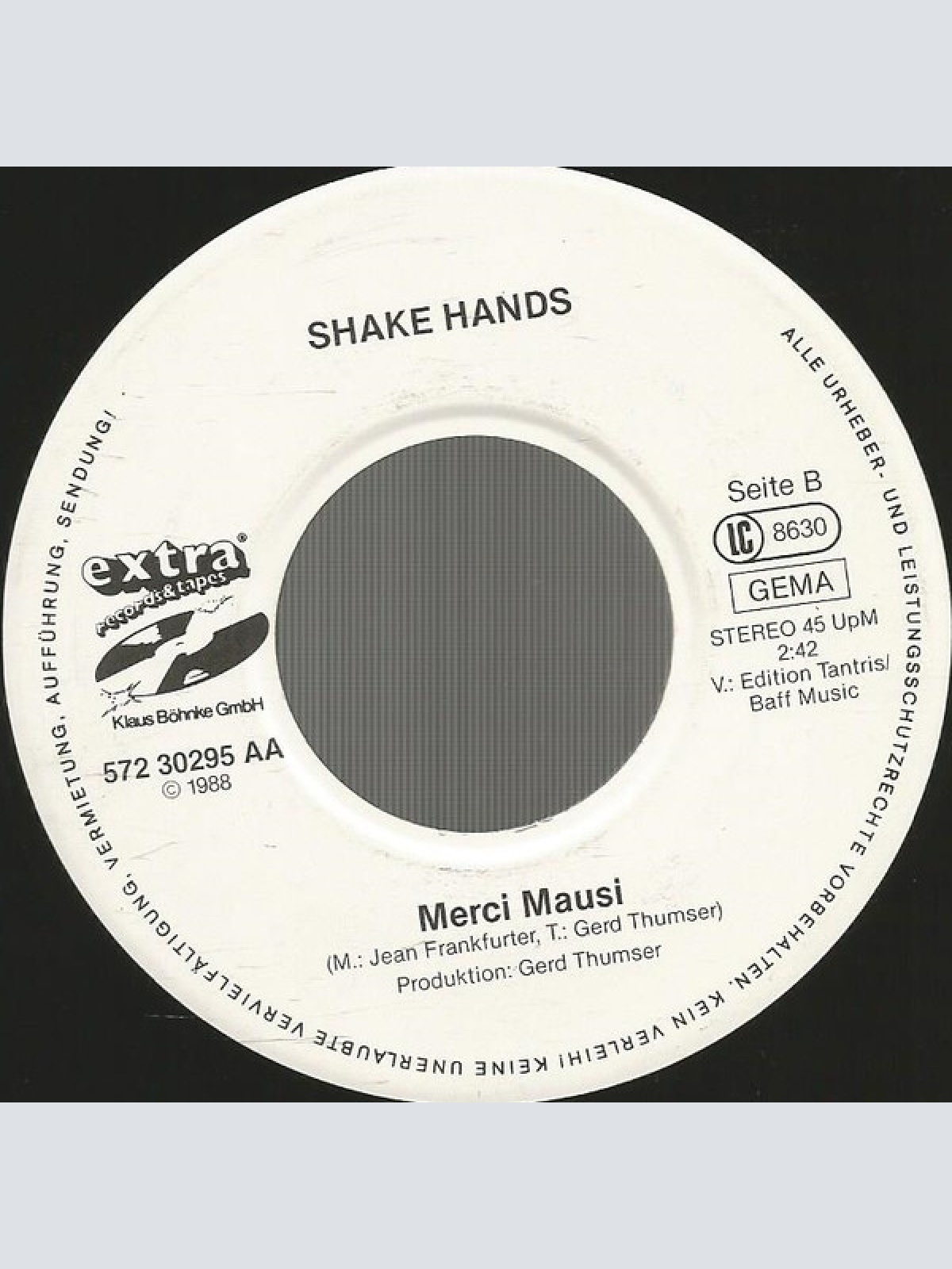 Vinyl / Shake Hands (2) - Einer Zuviel An Bord
