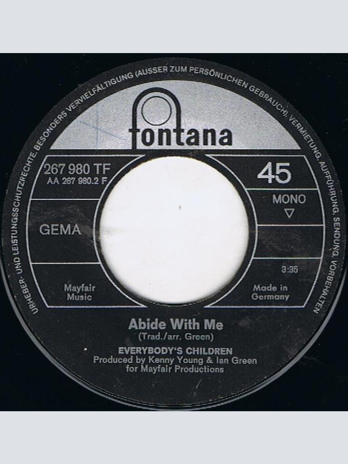 Vinyl / Everybody's Children - The Time Is Now