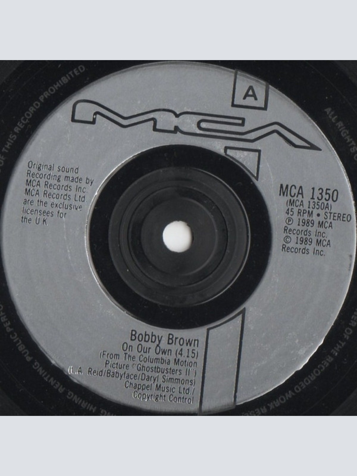 Vinyl / Bobby Brown - On Our Own