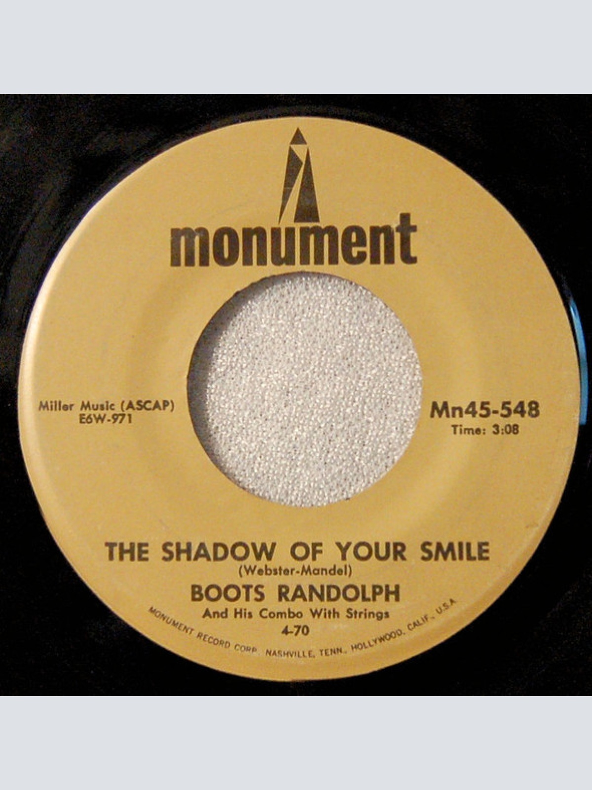 Vinyl / Boots Randolph - Yakety Sax / The Shadow Of Your Smile