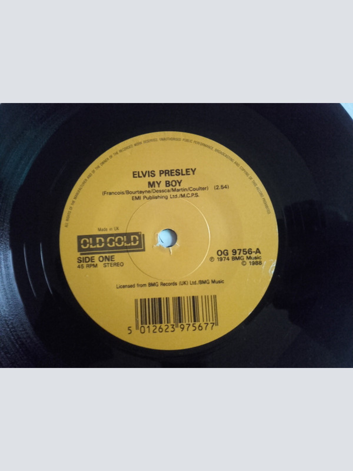 Vinyl / Elvis Presley - My Boy / My Way
