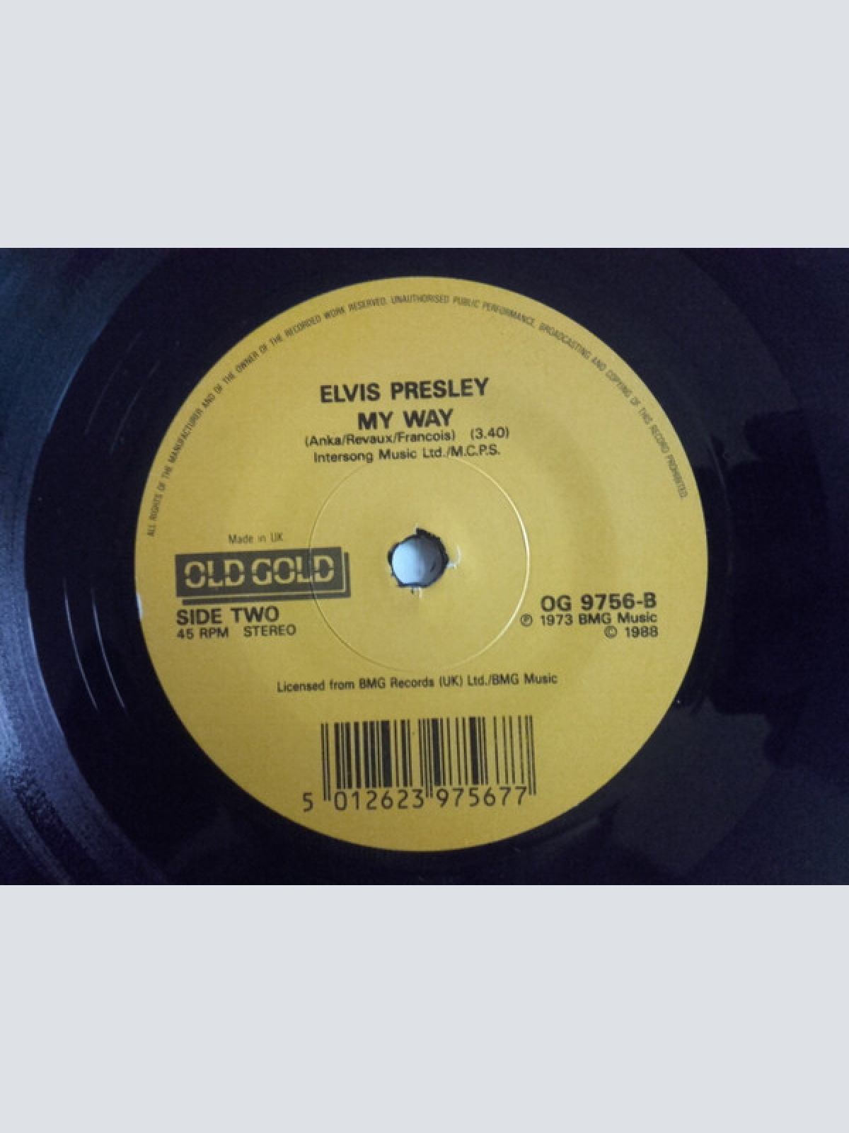Vinyl / Elvis Presley - My Boy / My Way