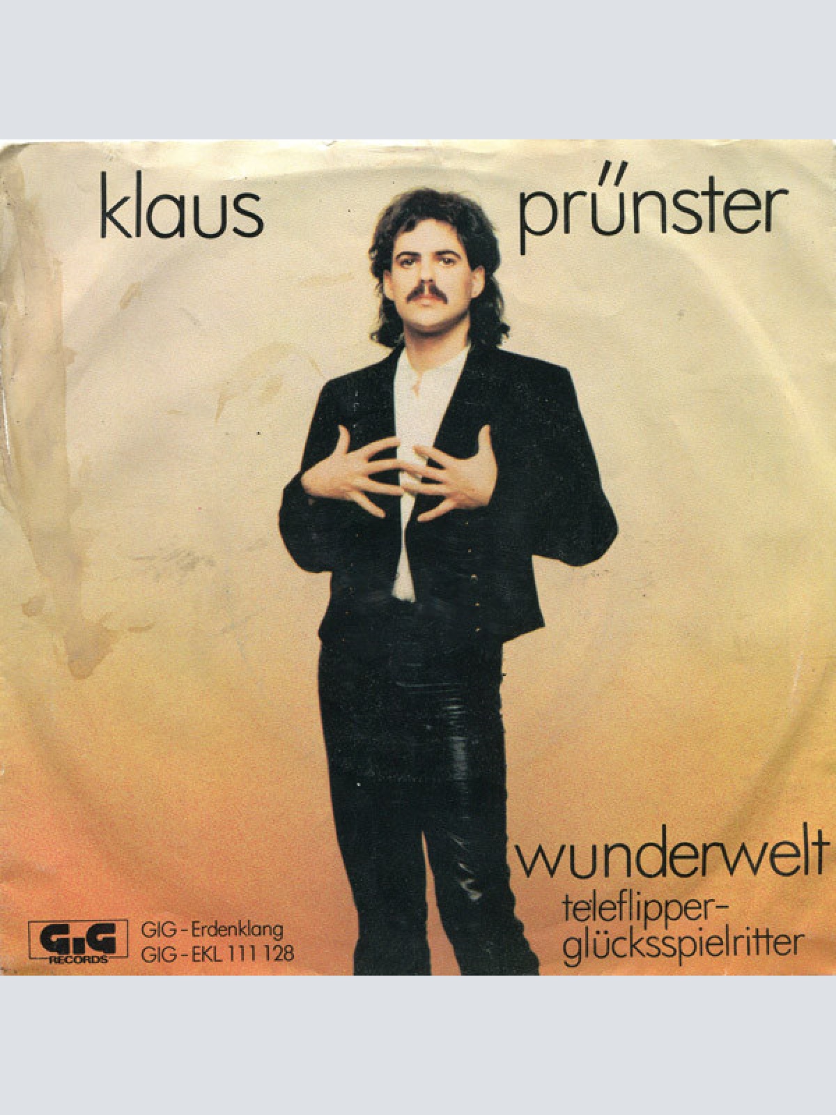 Vinyl / Klaus Prünster - Wunderwelt / Teleflipper-Glücksspielritter