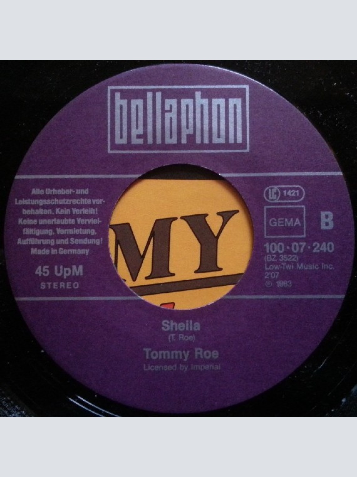 Vinyl / Tommy Roe - Dizzy / Sheila