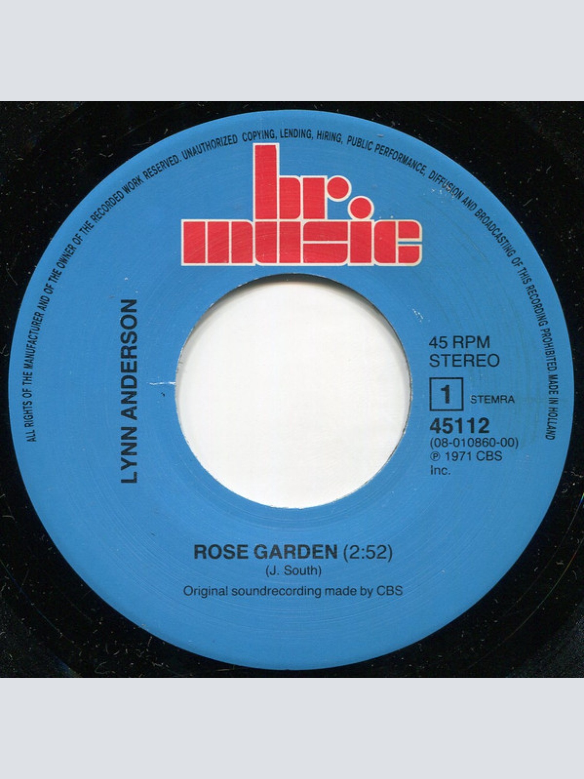 Vinyl / Lynn Anderson - Rose Garden / You're My Man
