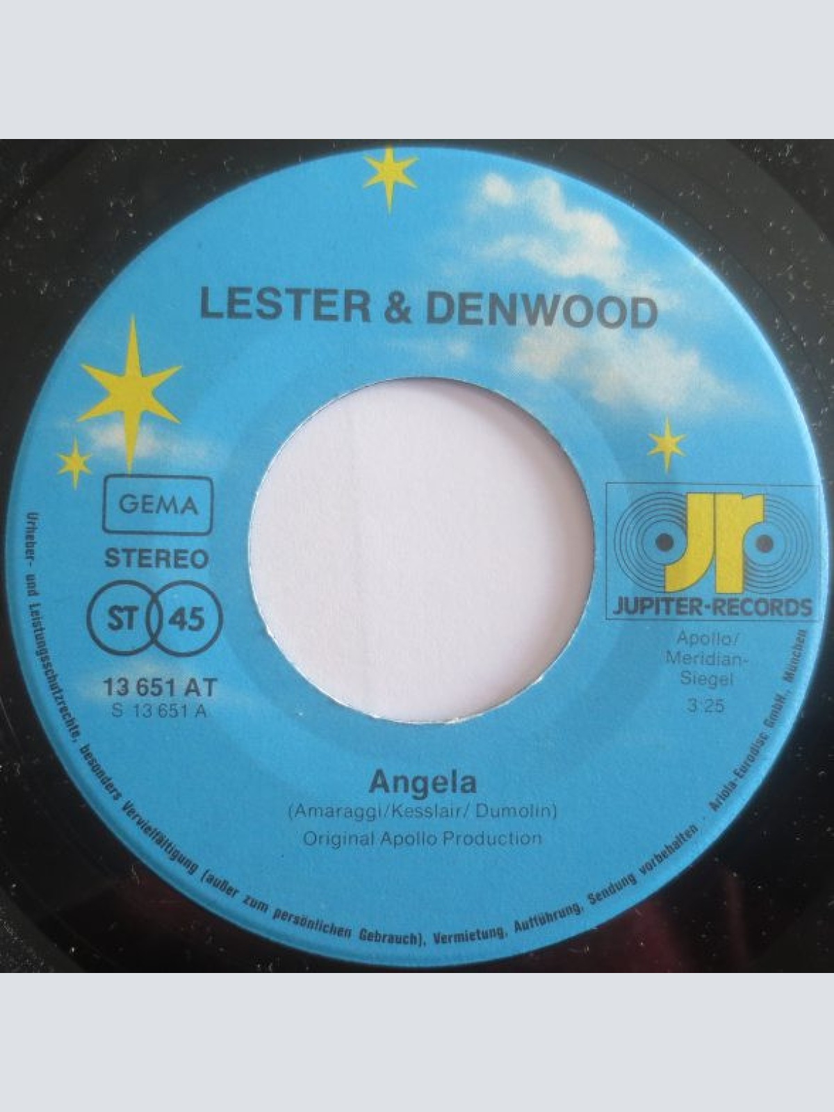 Vinyl / Lester & Denwood - Angela