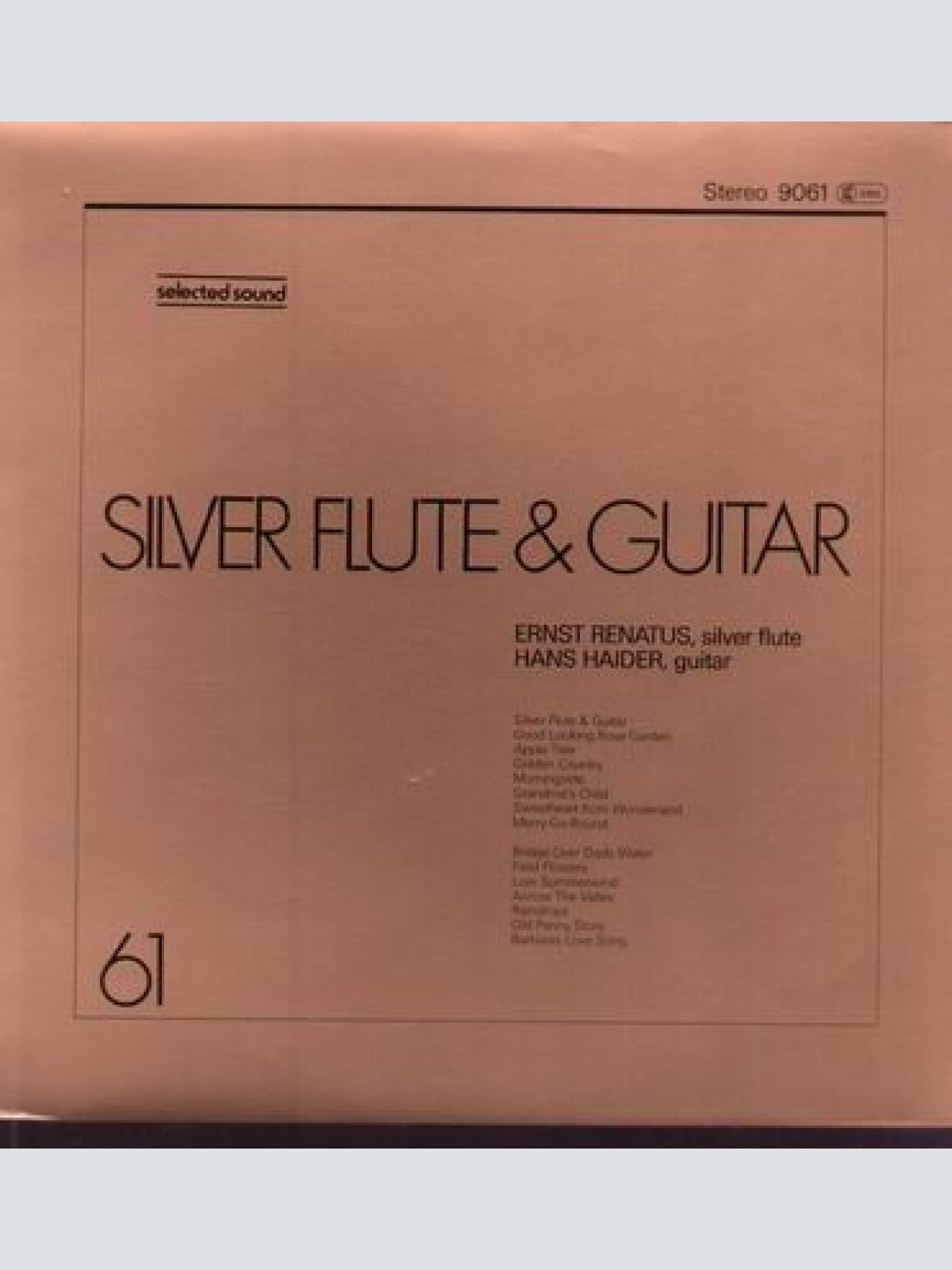 Vinyl / Ernst Renatus / Hans Haider - Silver Flute & Guitar