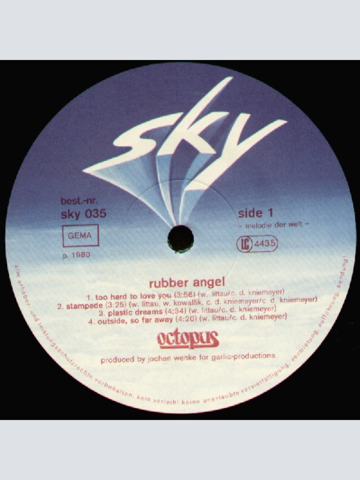 Vinyl / Octopus (3) - Rubber Angel