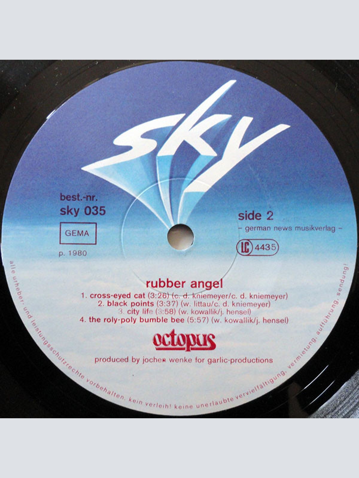 Vinyl / Octopus (3) - Rubber Angel