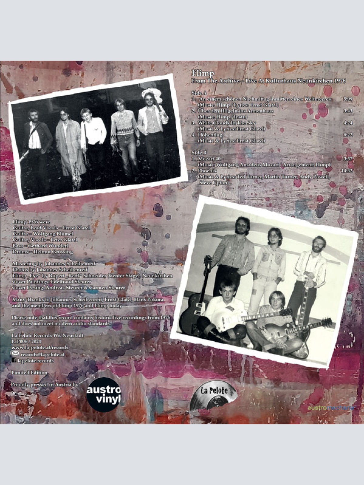 Vinyl / Flimp - From The Archive (Live At Kulturhaus Neunkirchen 1976)