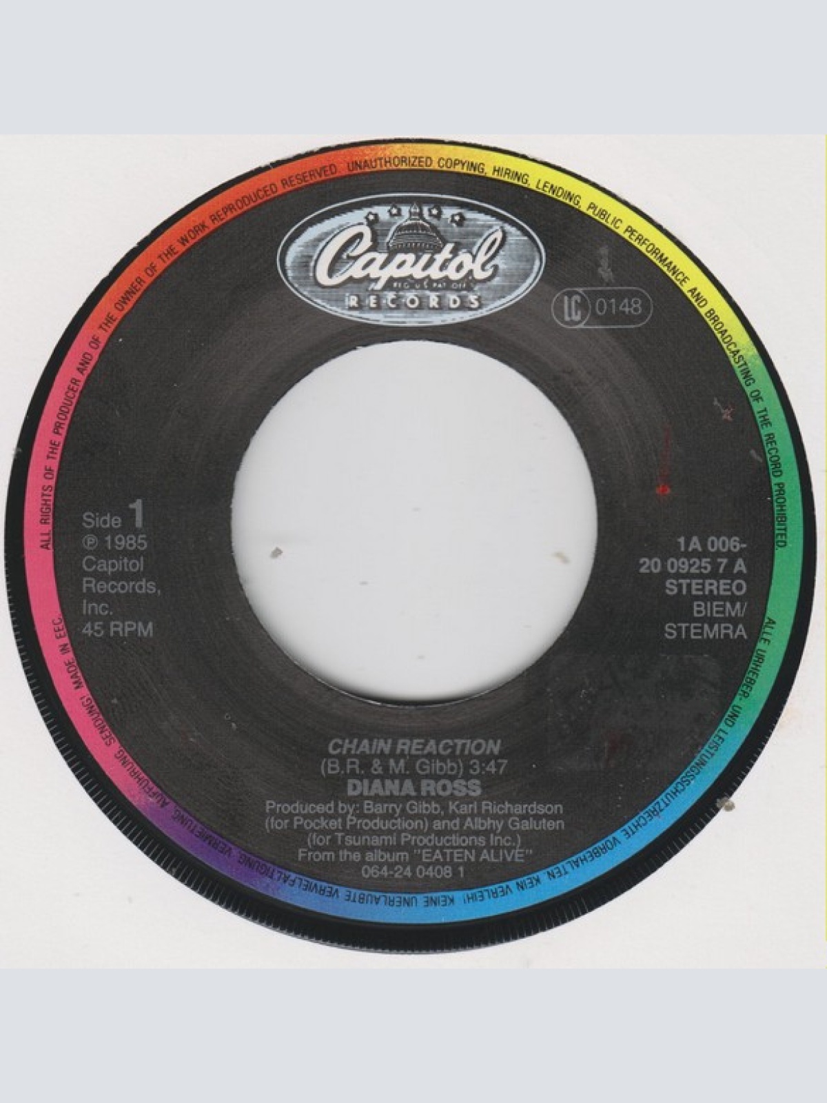 Vinyl / Diana Ross - Chain Reaction