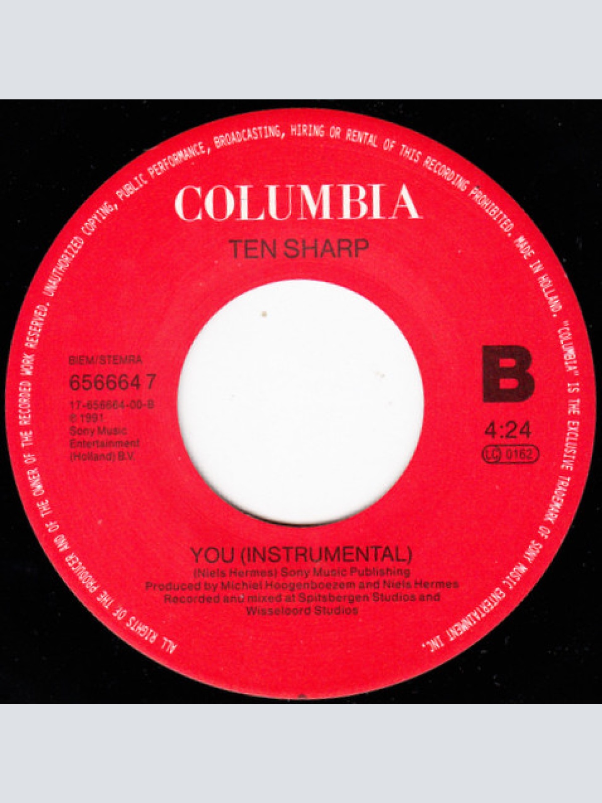 Vinyl / Ten Sharp - You