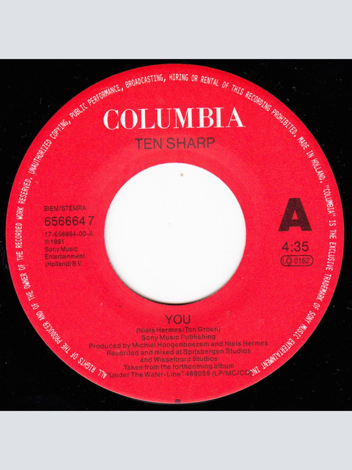 Vinyl / Ten Sharp - You