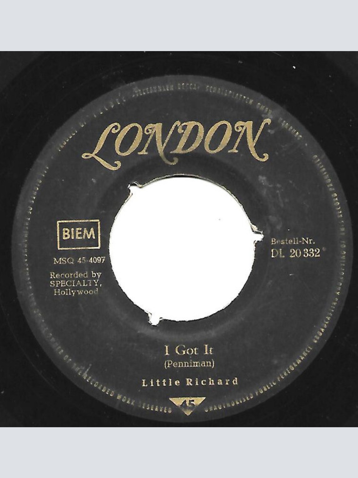 Vinyl / Little Richard - I Got It / Baby