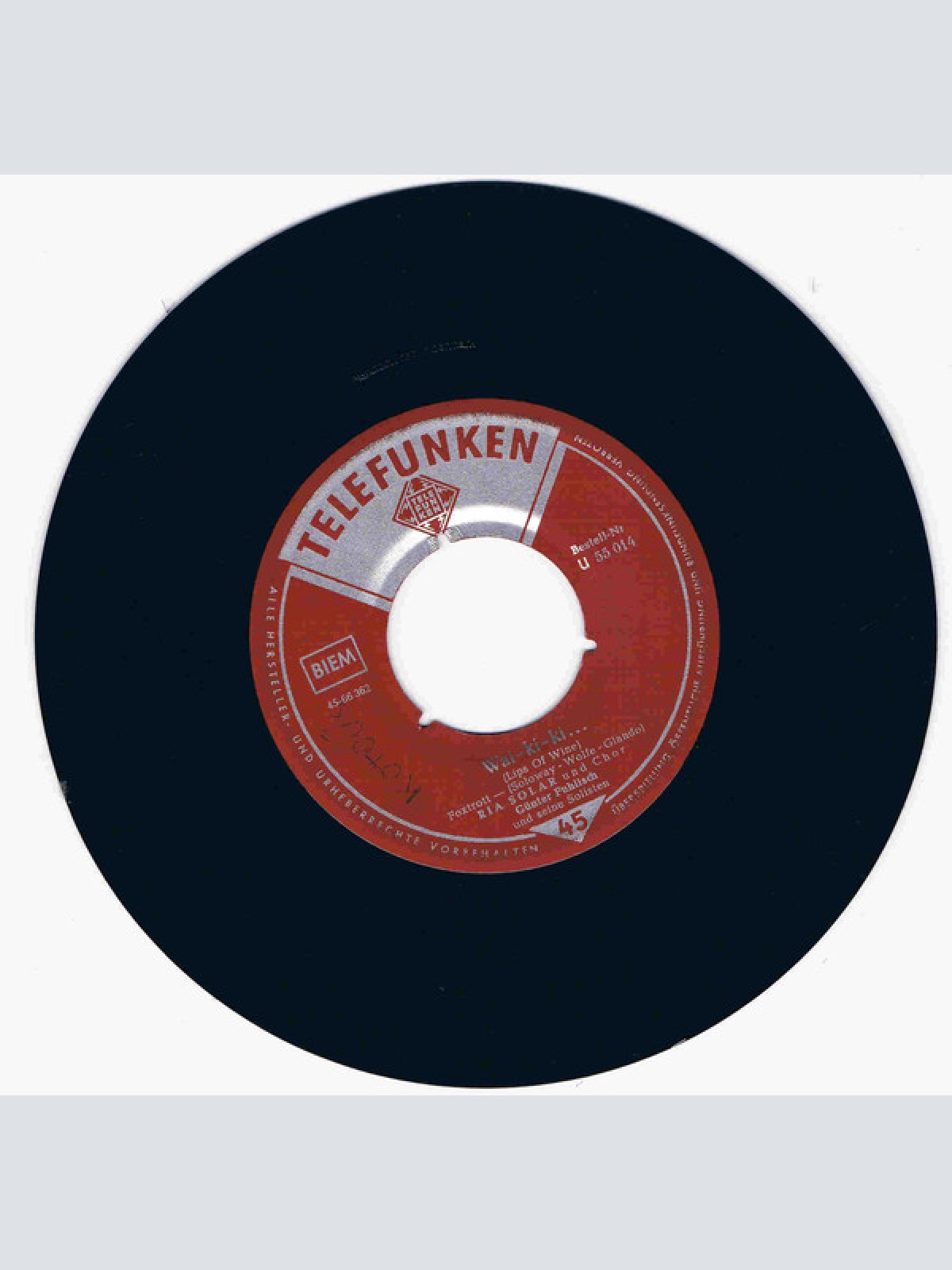 Vinyl / Ria Solar - Wai-ki-ki ...