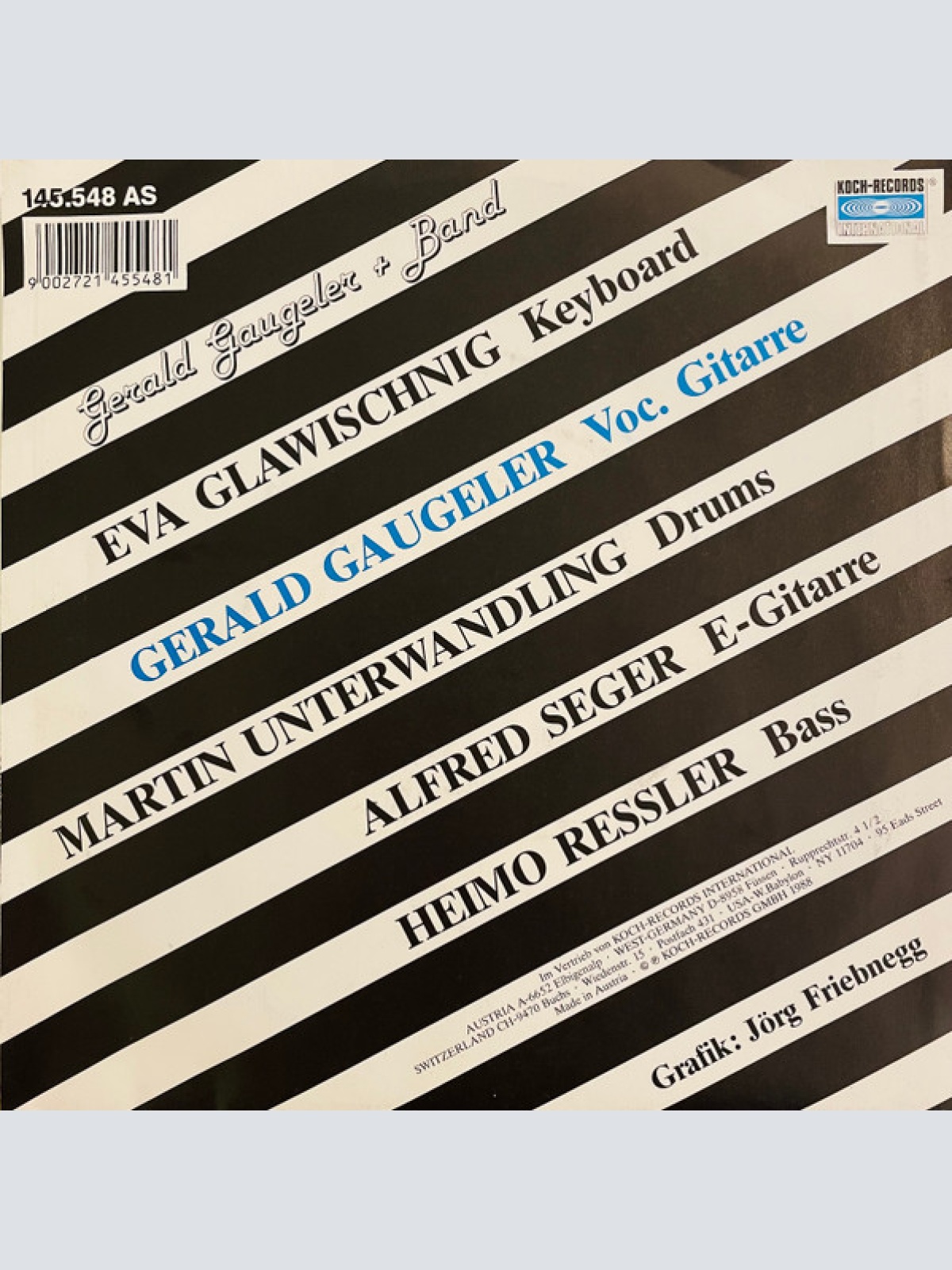 Vinyl / Gerald Gaugeler + Band* - Blauer Montag