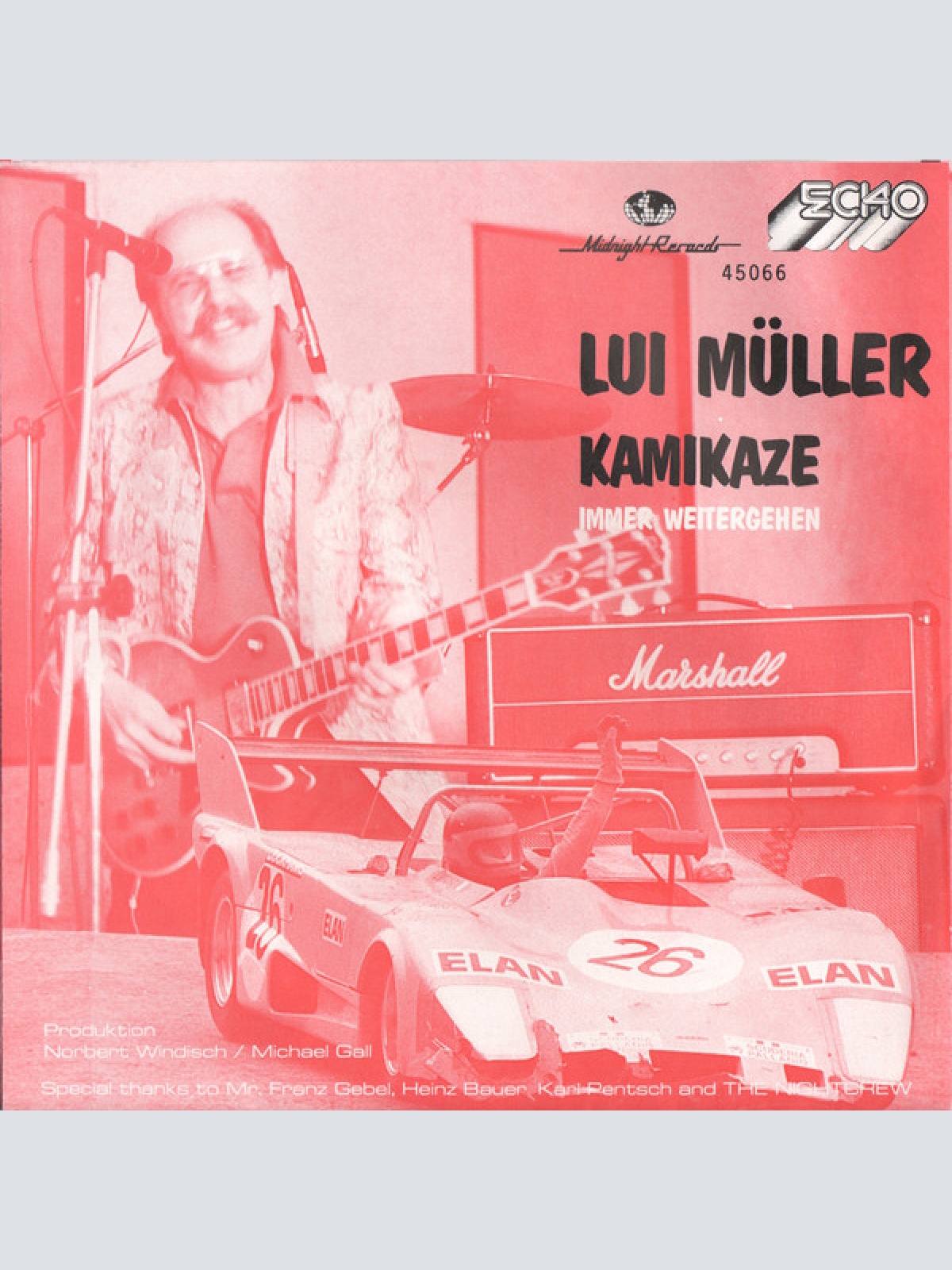 Vinyl / Lui Müller - Kamikaze / Immer Weitergehen