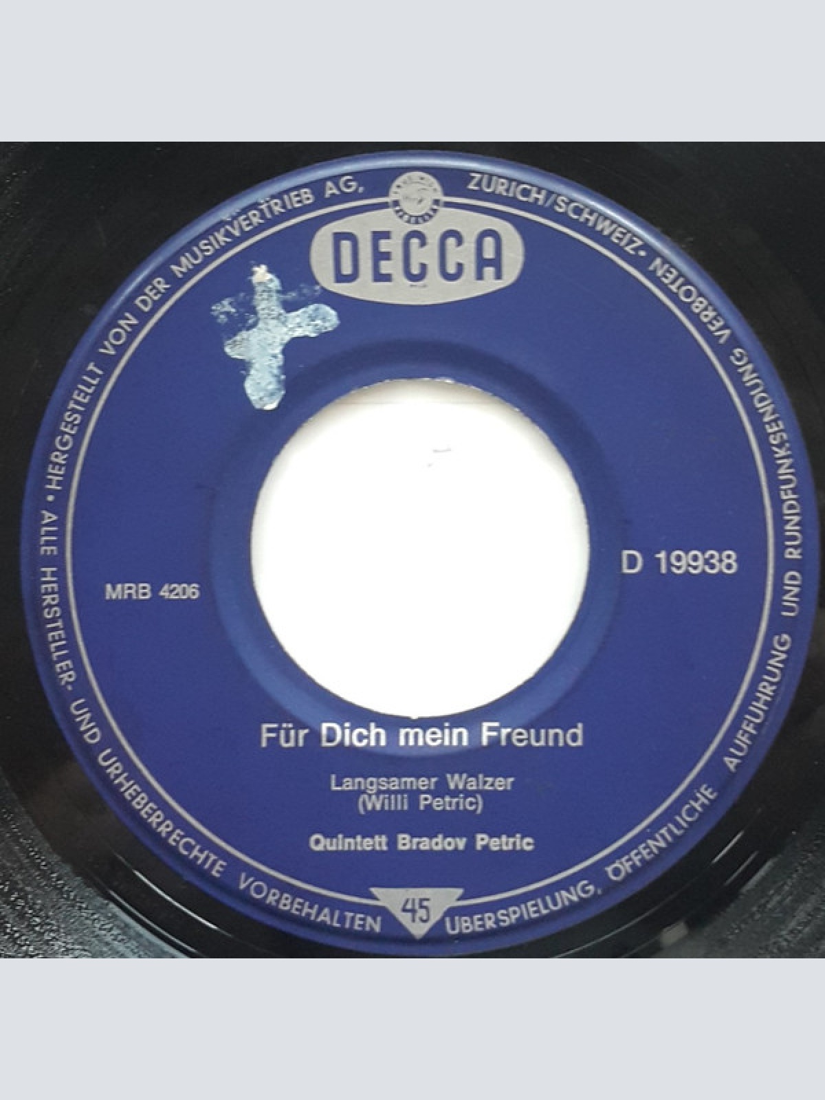 Vinyl / Willi Petric, Quintett Bradov Petric, Majda Renko In Milan Golob - Heute Ist Ein Polterabend