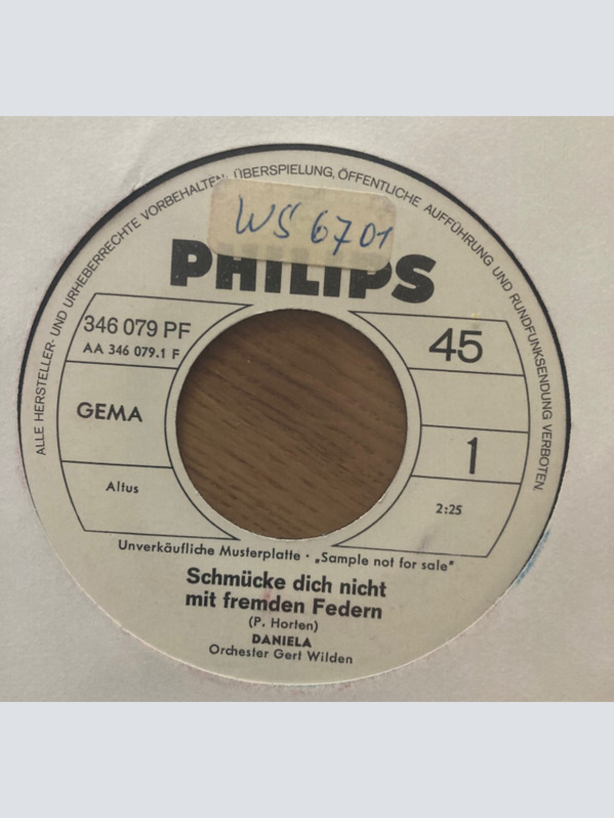 Vinyl / Daniela (7) - Schmück Dich Nicht Mit Fremden Federn / Mister Schornsteinfeger