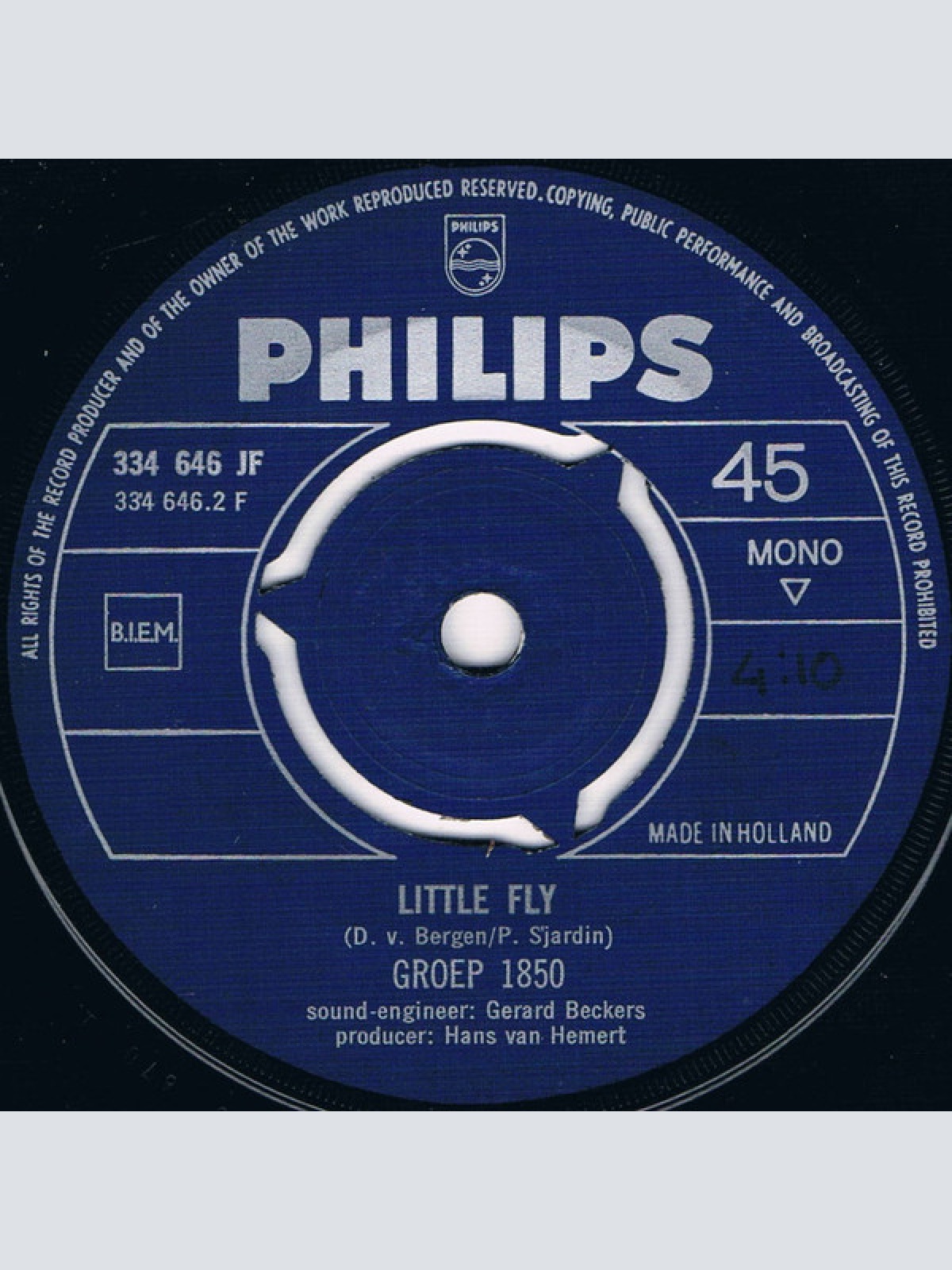 Vinyl / Groep 1850* - We Love Life (Like We Love You) / Little Fly