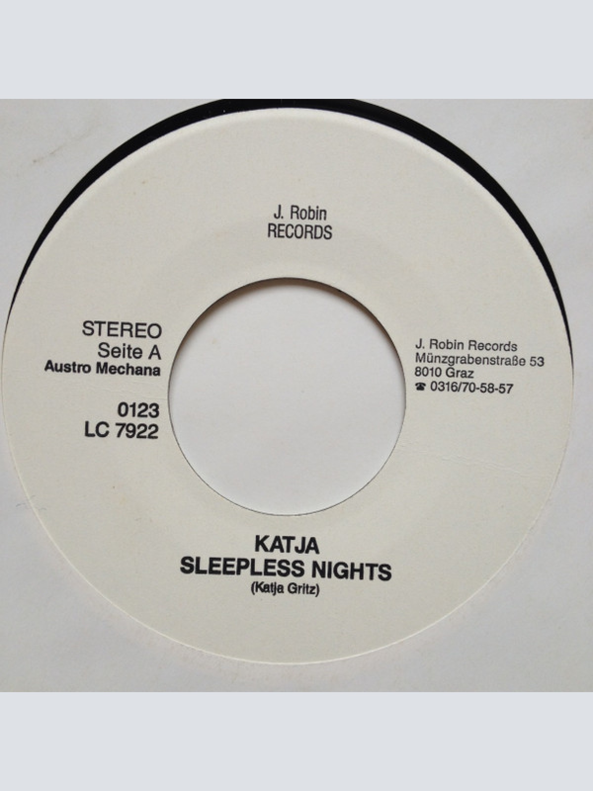 Vinyl / Katja* - Sleepless Nights