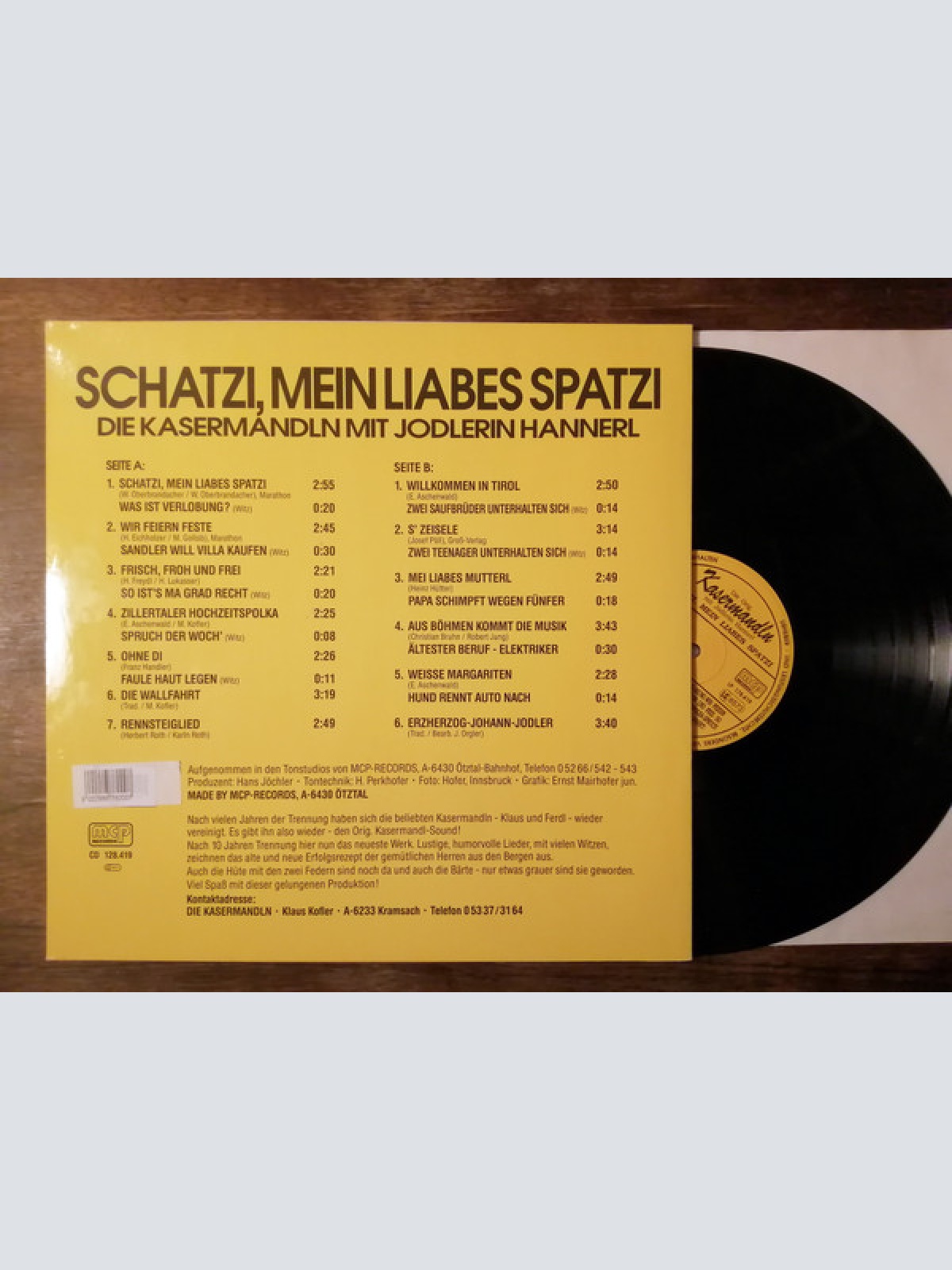Vinyl / Die Original Kasermandln*, Klaus & Ferdl* - Schatzi, Mei Liabes Spatzi