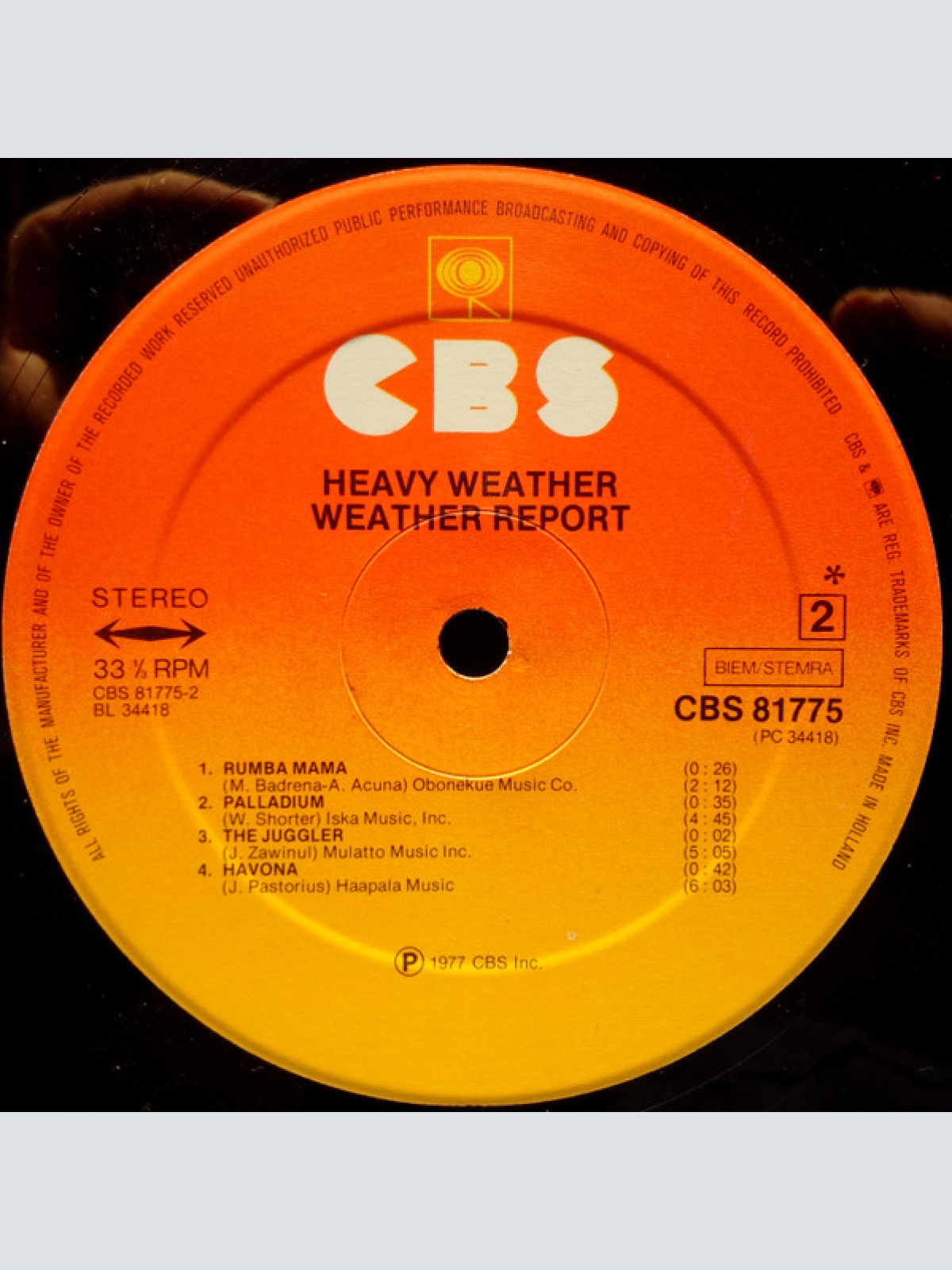 Vinyl / Weather Report - Heavy Weather