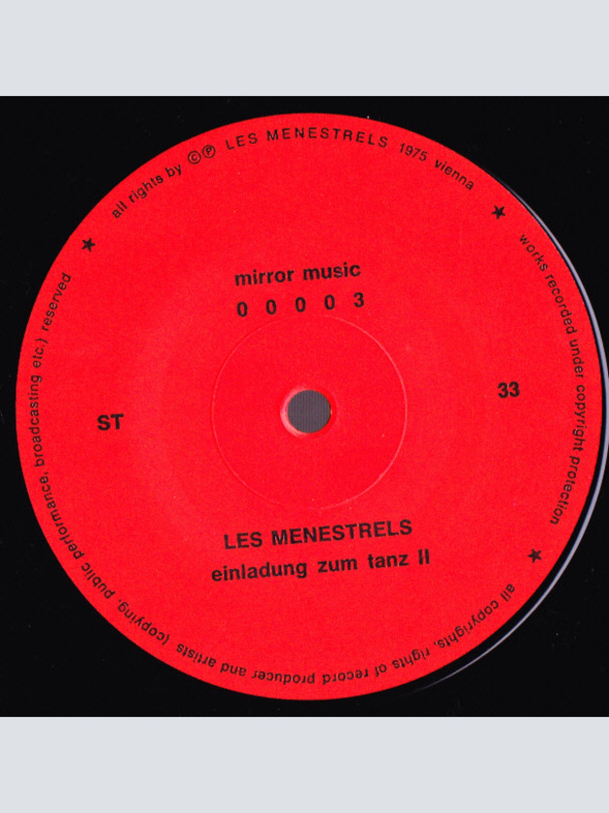 Vinyl / Les Menestrels - Einladung Zum Tanz = Invitation To Dance = Invitation A La Danse = Invito Al Ballo (Tänze Des Mittelalters Und Der Renaissance Auf Originalen Instrumenten = Medieval And Renaissance Dances Played On Original Instruments)